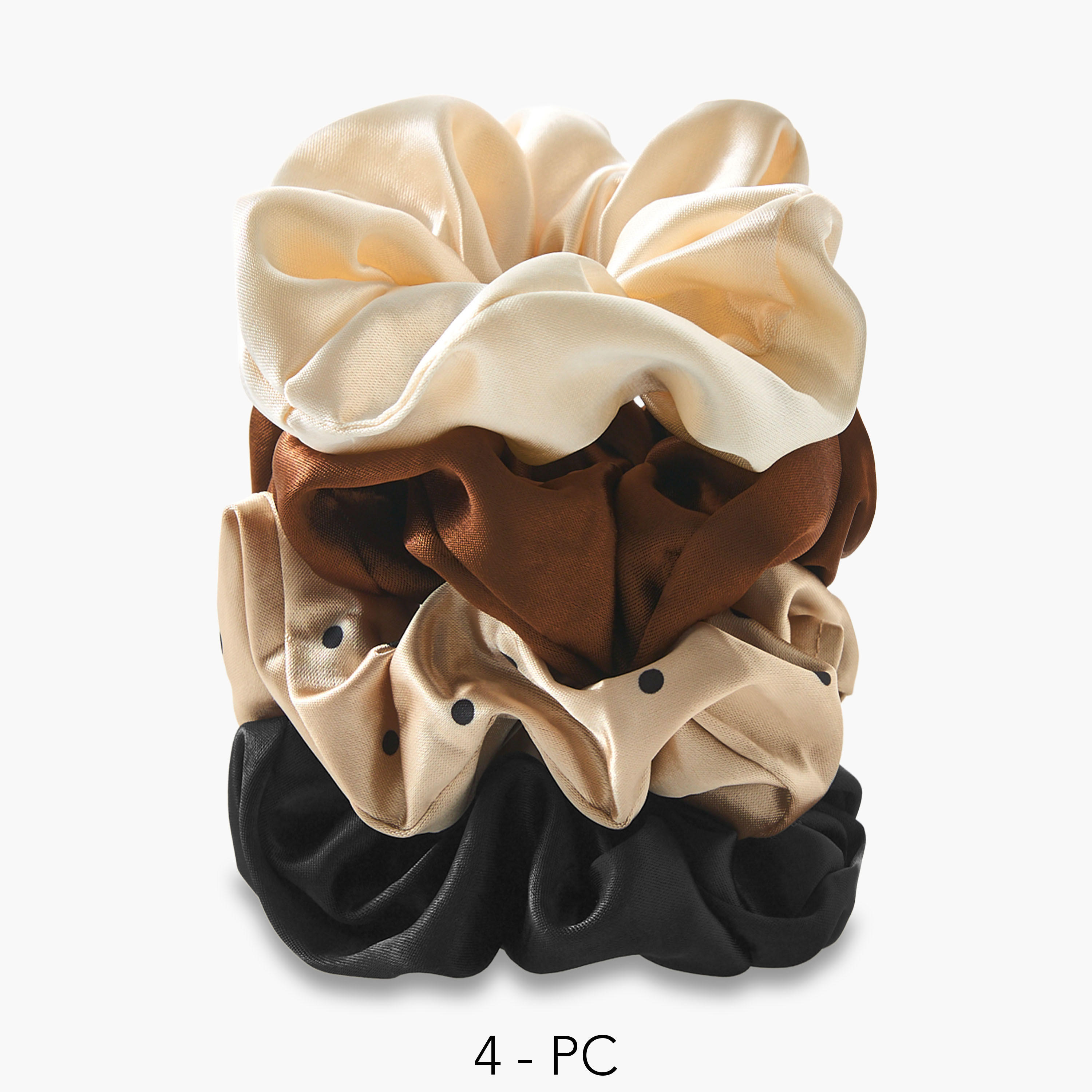 طقم ربطات شعر سكرانشي 4 قطع-women-hairaccessories-scrunchies-image-1