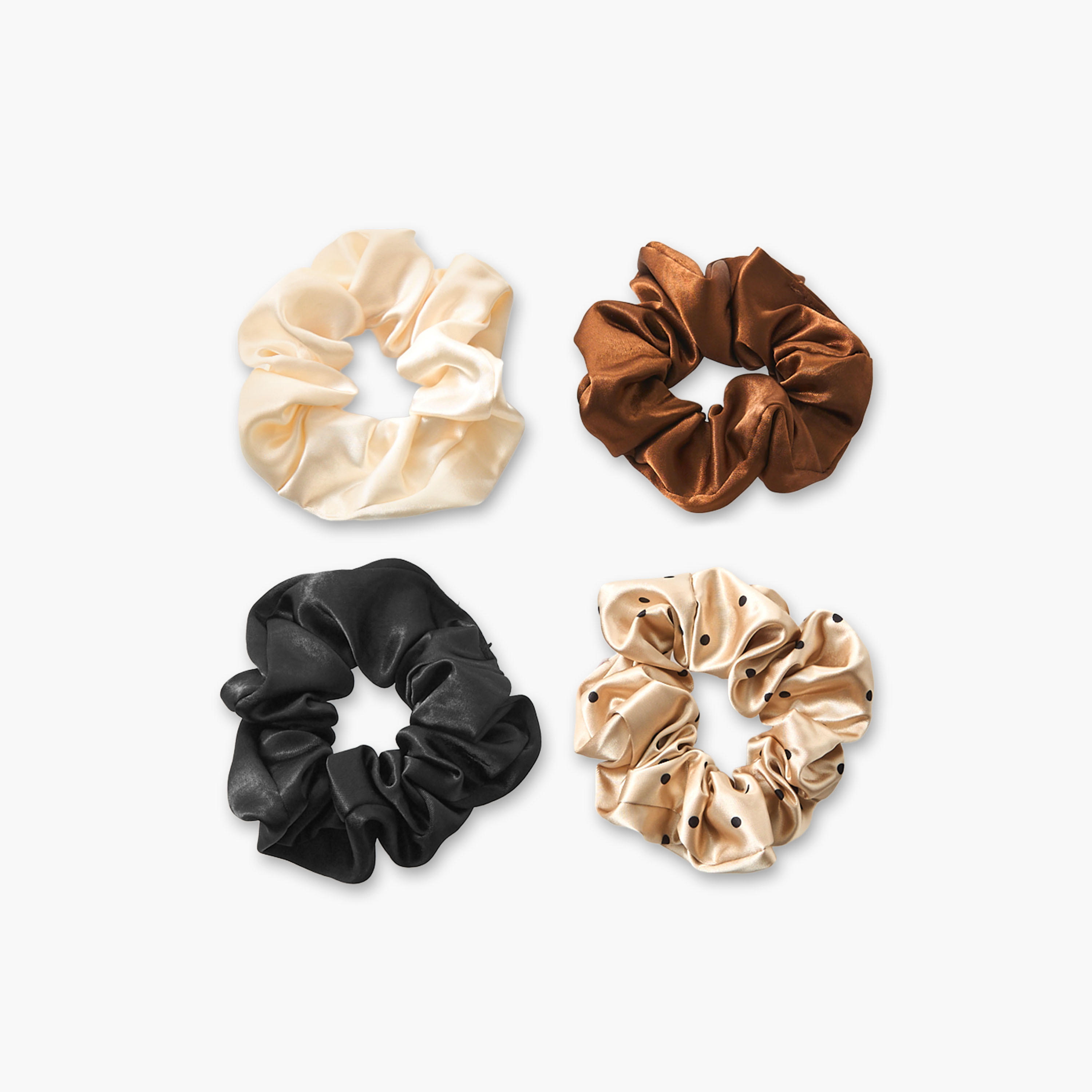 طقم ربطات شعر سكرانشي 4 قطع-women-hairaccessories-scrunchies-image-2