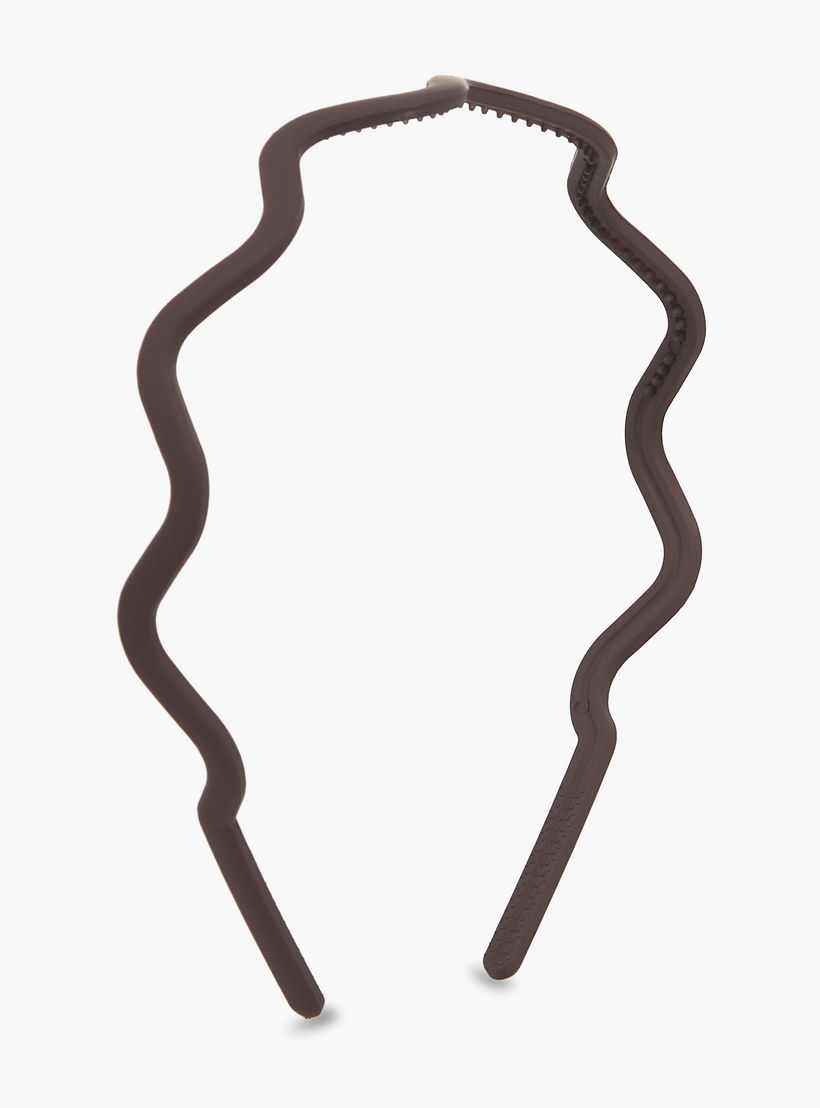 طقم شرائط شعر 5 قطع بتصميم متموج-women-hairaccessories-bands-image-6