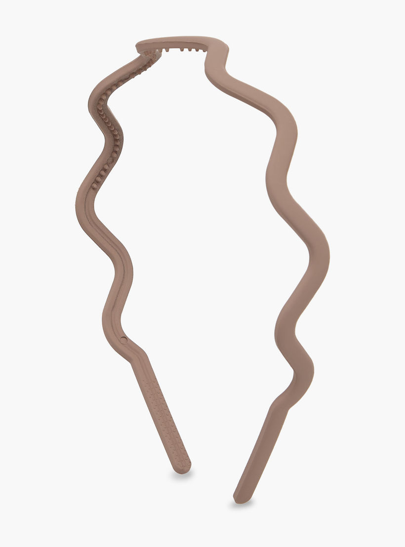 طقم شرائط شعر 5 قطع بتصميم متموج-women-hairaccessories-bands-image-7