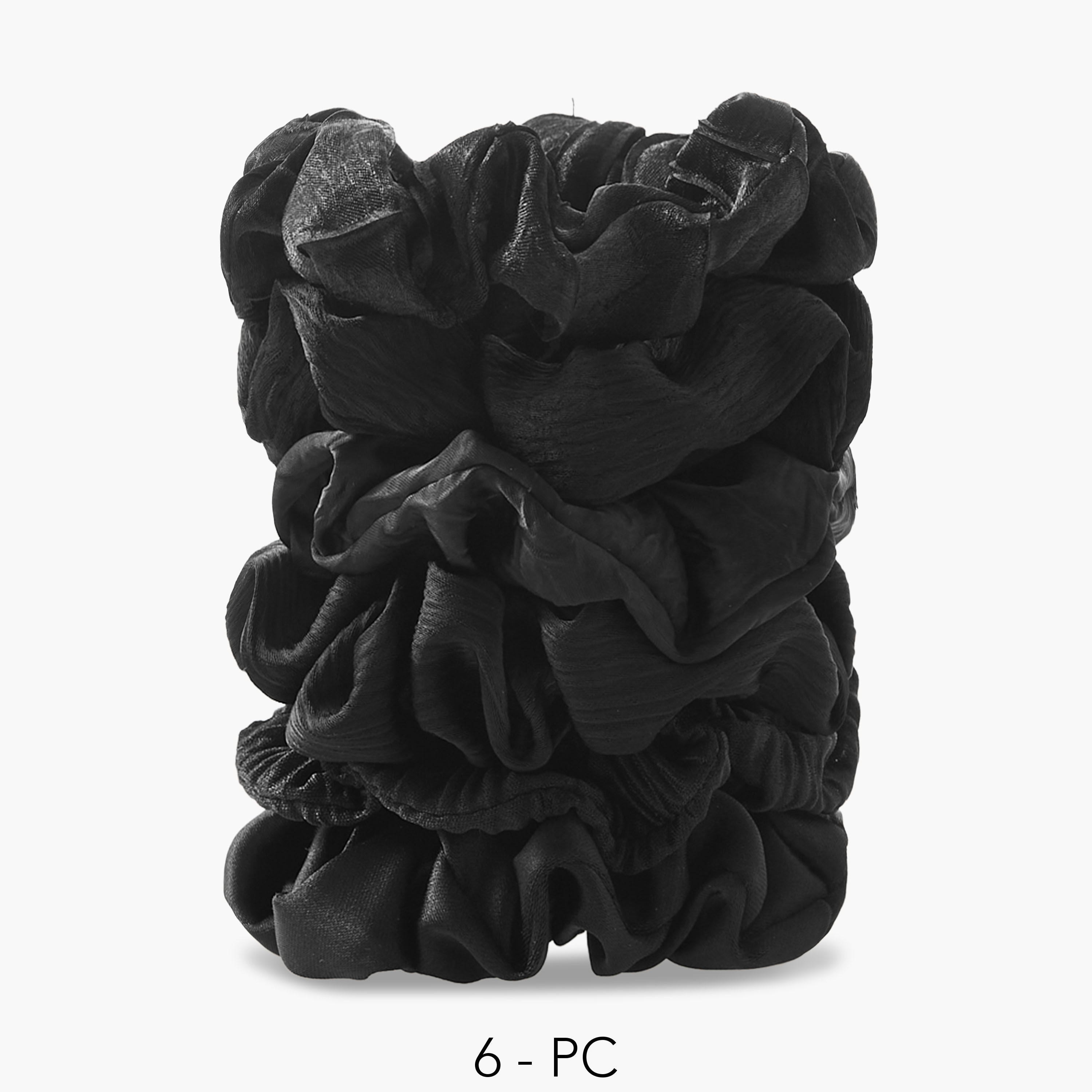 طقم ربطات شعر سكرانشي 6 قطع-women-hairaccessories-scrunchies-image-1