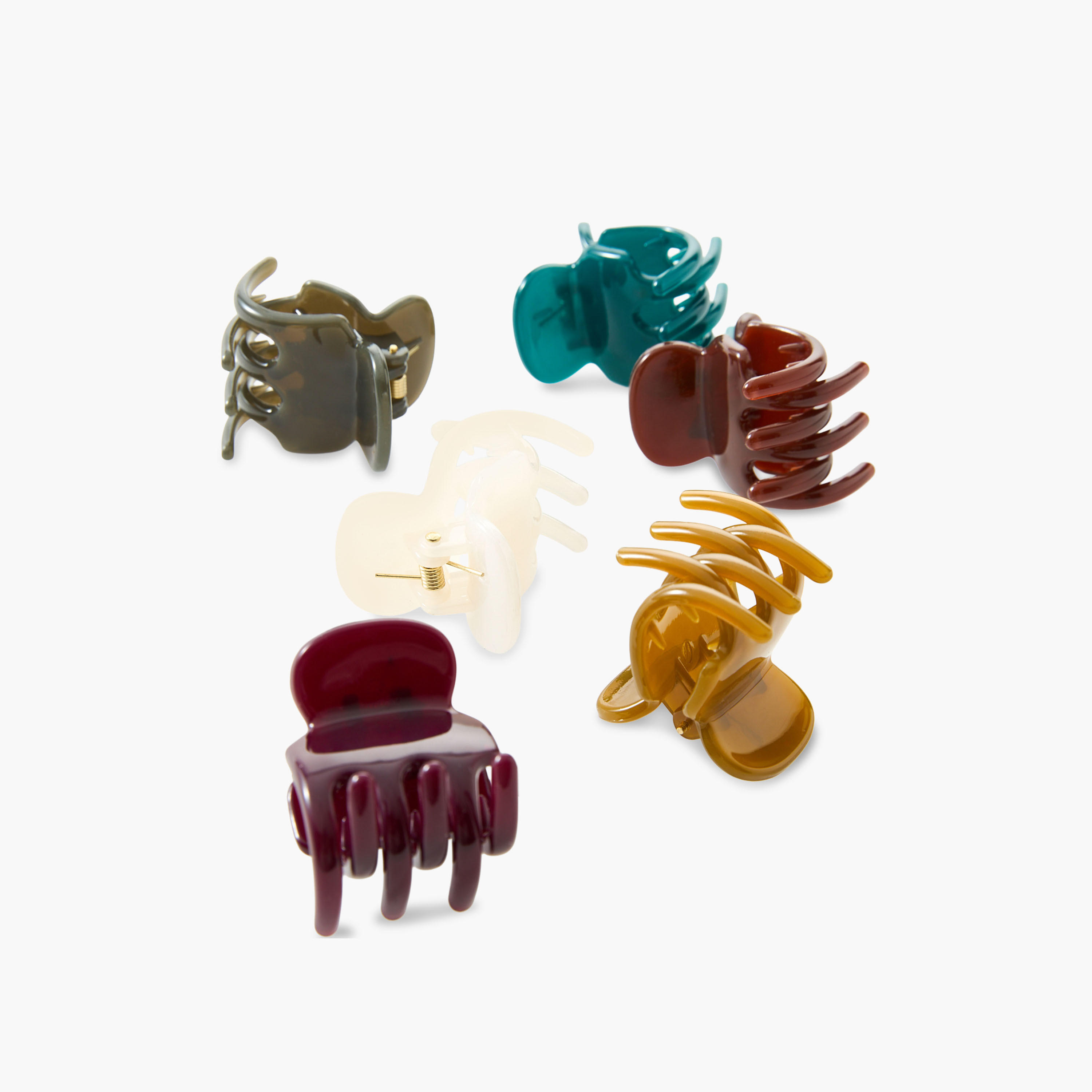 مشابك شعر مخلب - عبوة 6 قطع-women-hairaccessories-clamps-image-9
