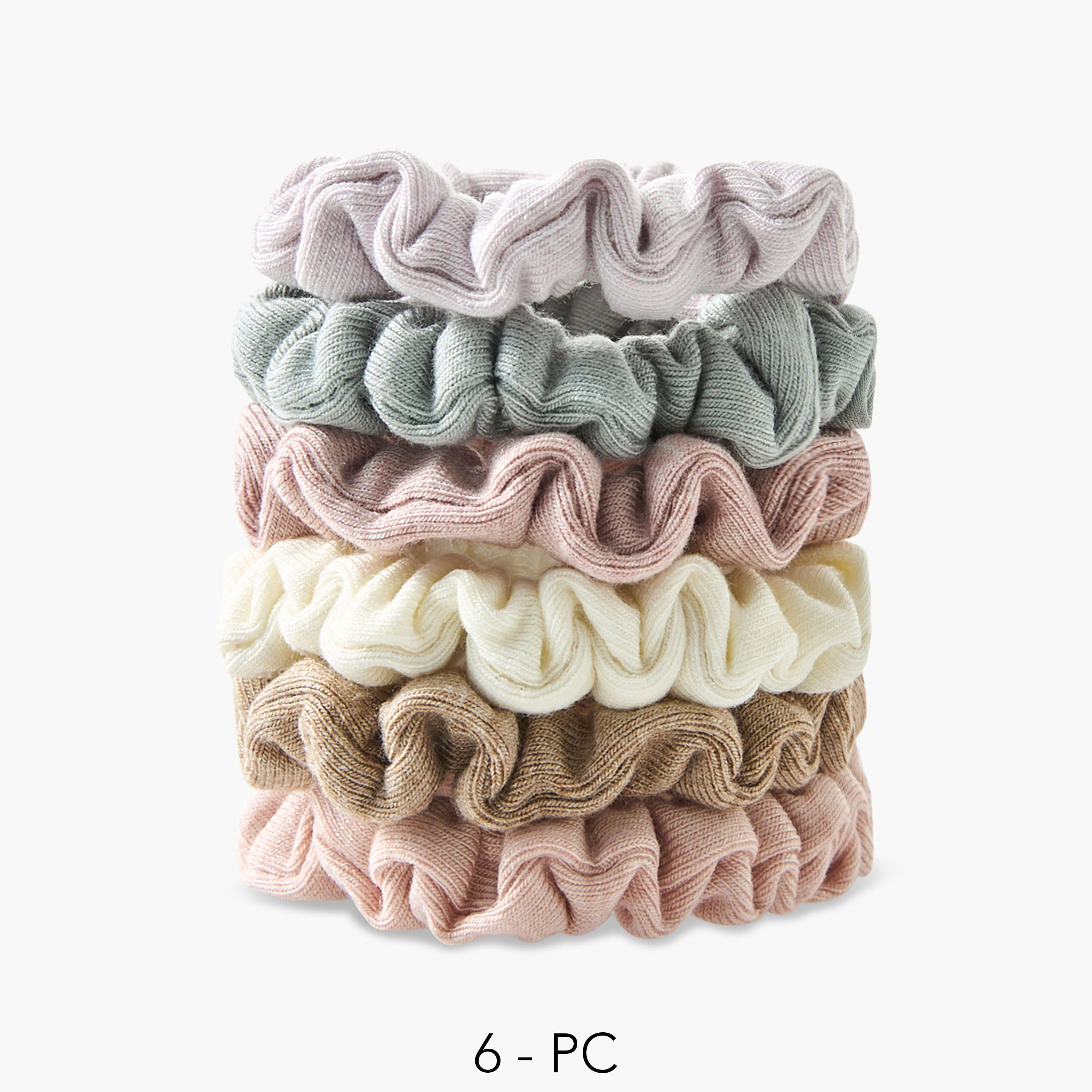 طقم ربطات شعر سكرانشي 6 قطع-women-hairaccessories-scrunchies-image-1