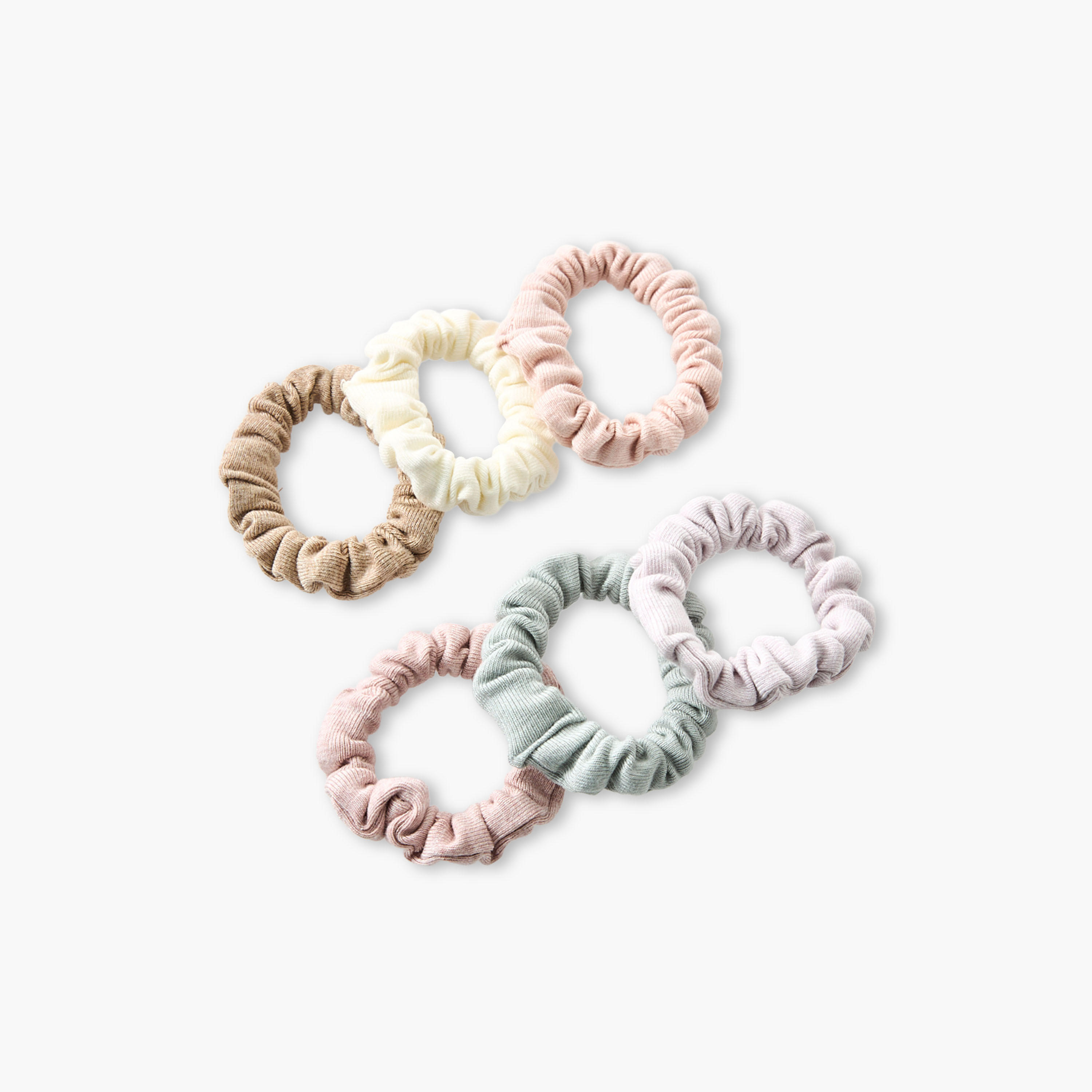 طقم ربطات شعر سكرانشي 6 قطع-women-hairaccessories-scrunchies-image-3