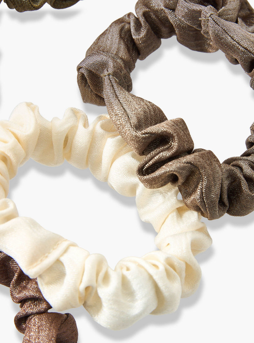 طقم ربطات شعر سكرانشي ساتان من 8 قطع-women-hairaccessories-scrunchies-image-3