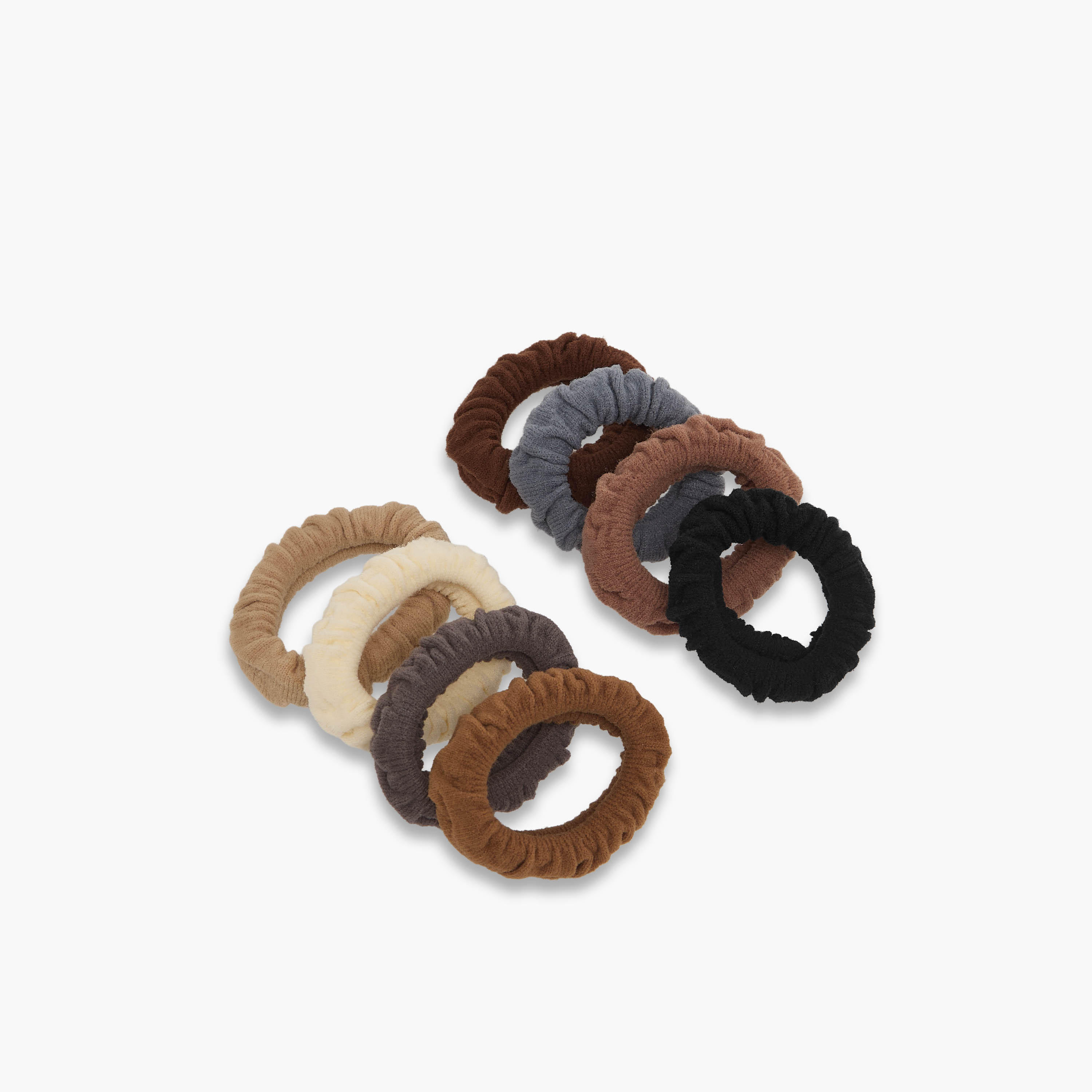 طقم ربطات شعر 8 قطع-women-hairaccessories-scrunchies-image-2