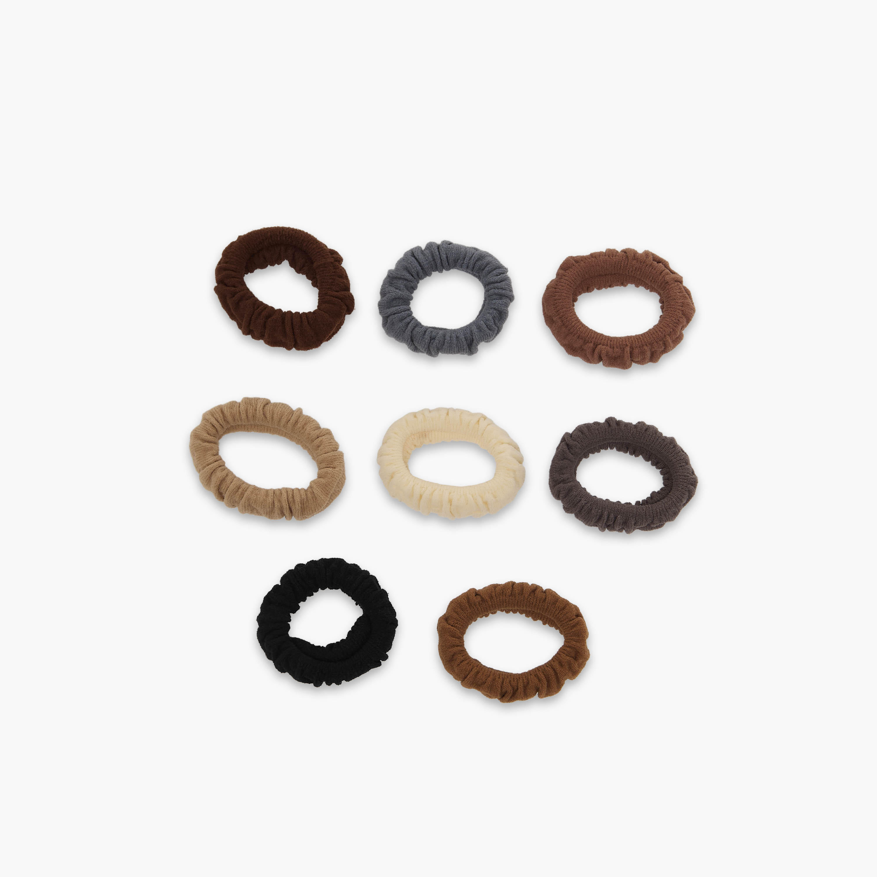 طقم ربطات شعر 8 قطع-women-hairaccessories-scrunchies-image-3
