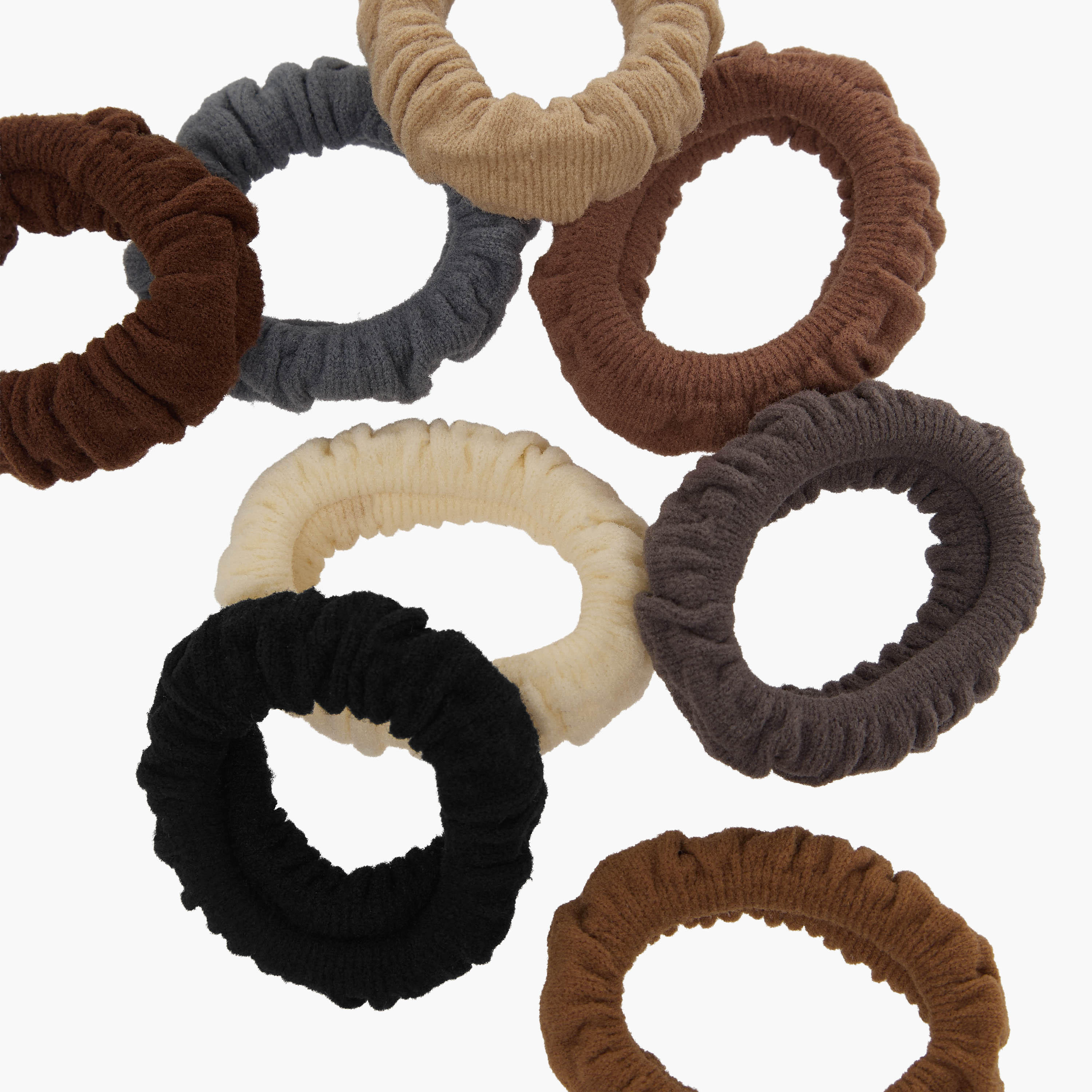 طقم ربطات شعر 8 قطع-women-hairaccessories-scrunchies-image-4