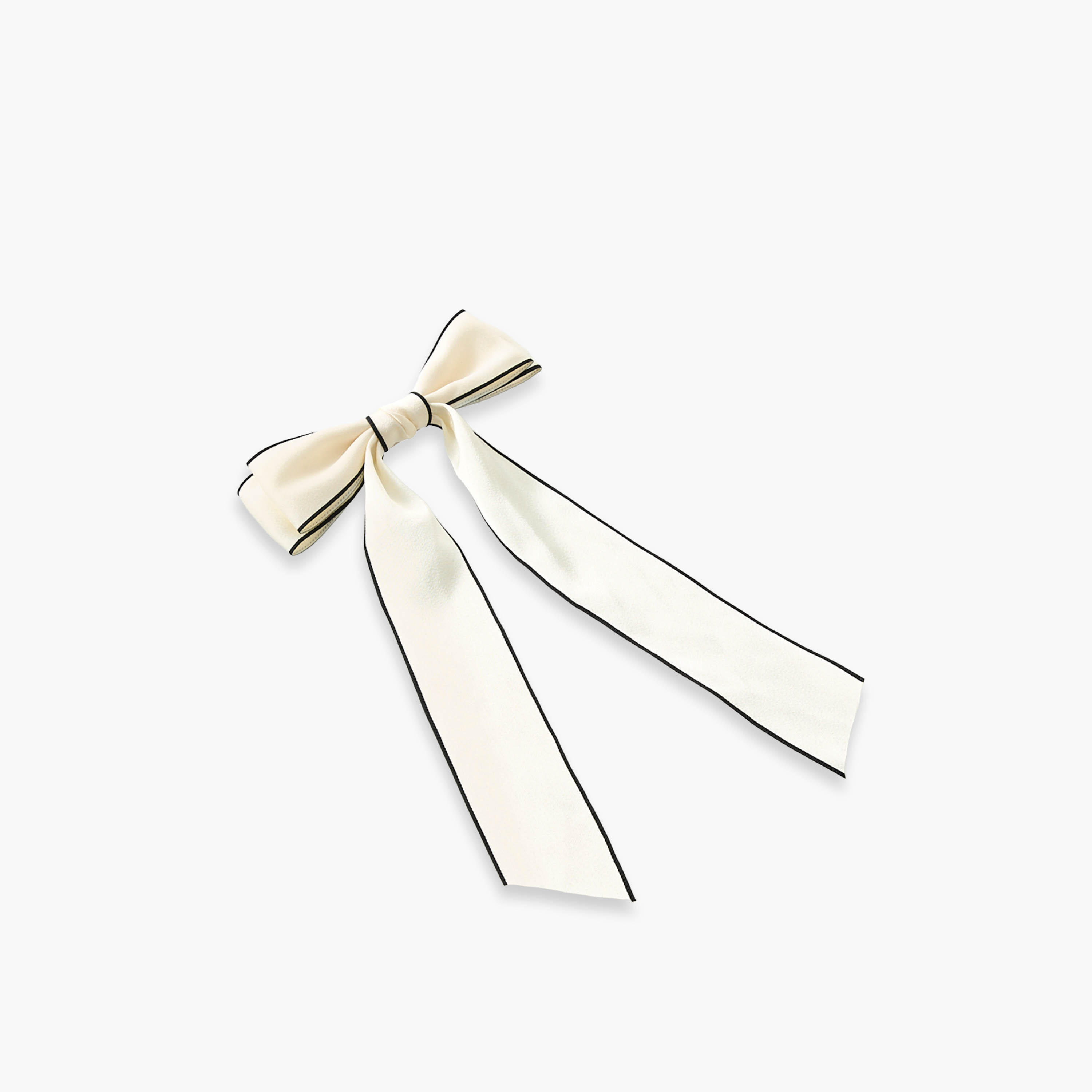 مشبك شعر فيونكة بحافة بلون متباين-women-hairaccessories-clips-image-1