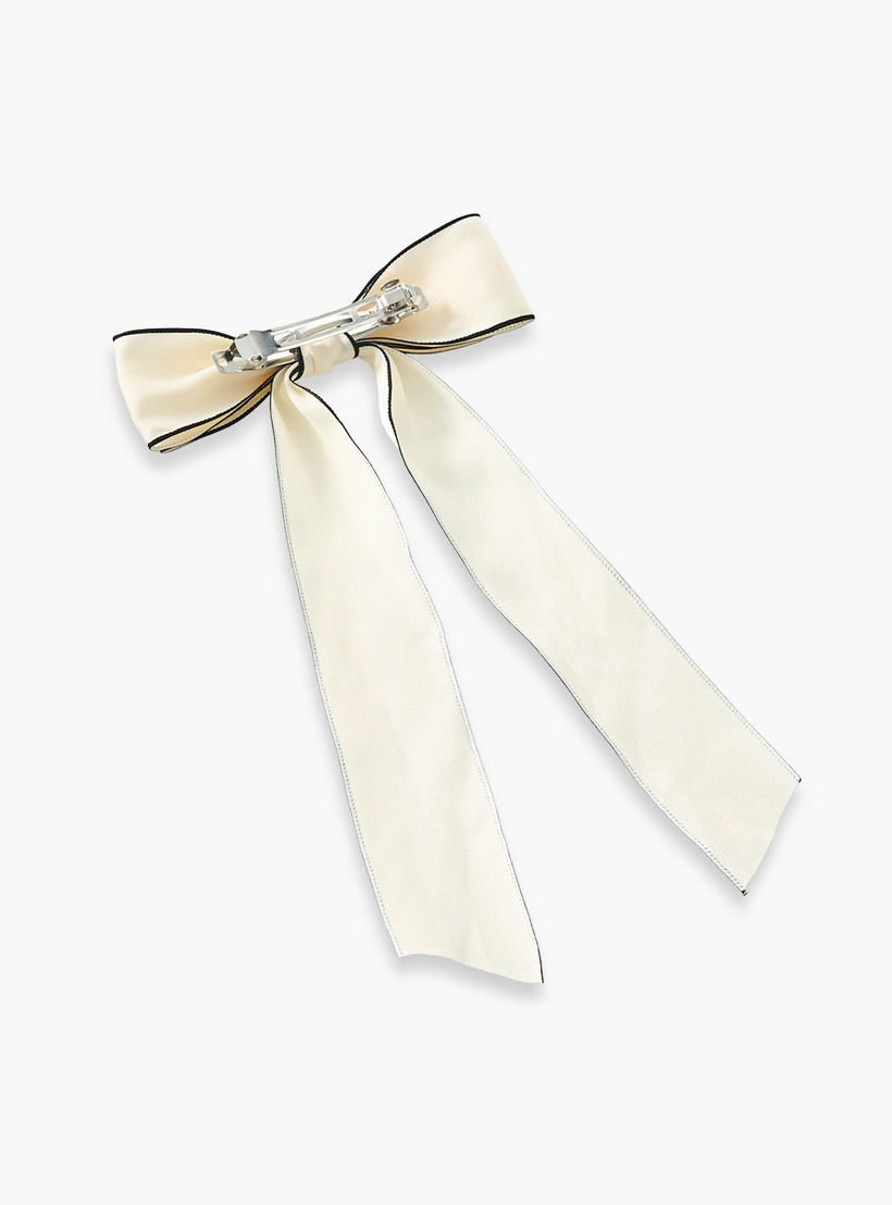 مشبك شعر فيونكة بحافة بلون متباين-women-hairaccessories-clips-image-3