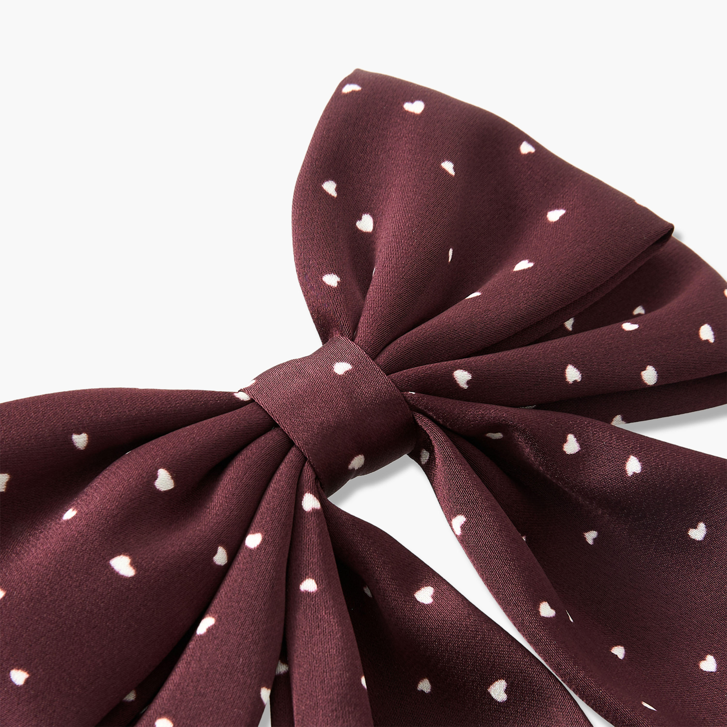 مشبك شعر فيونكة بطبعات قلوب-women-hairaccessories-clips-image-2