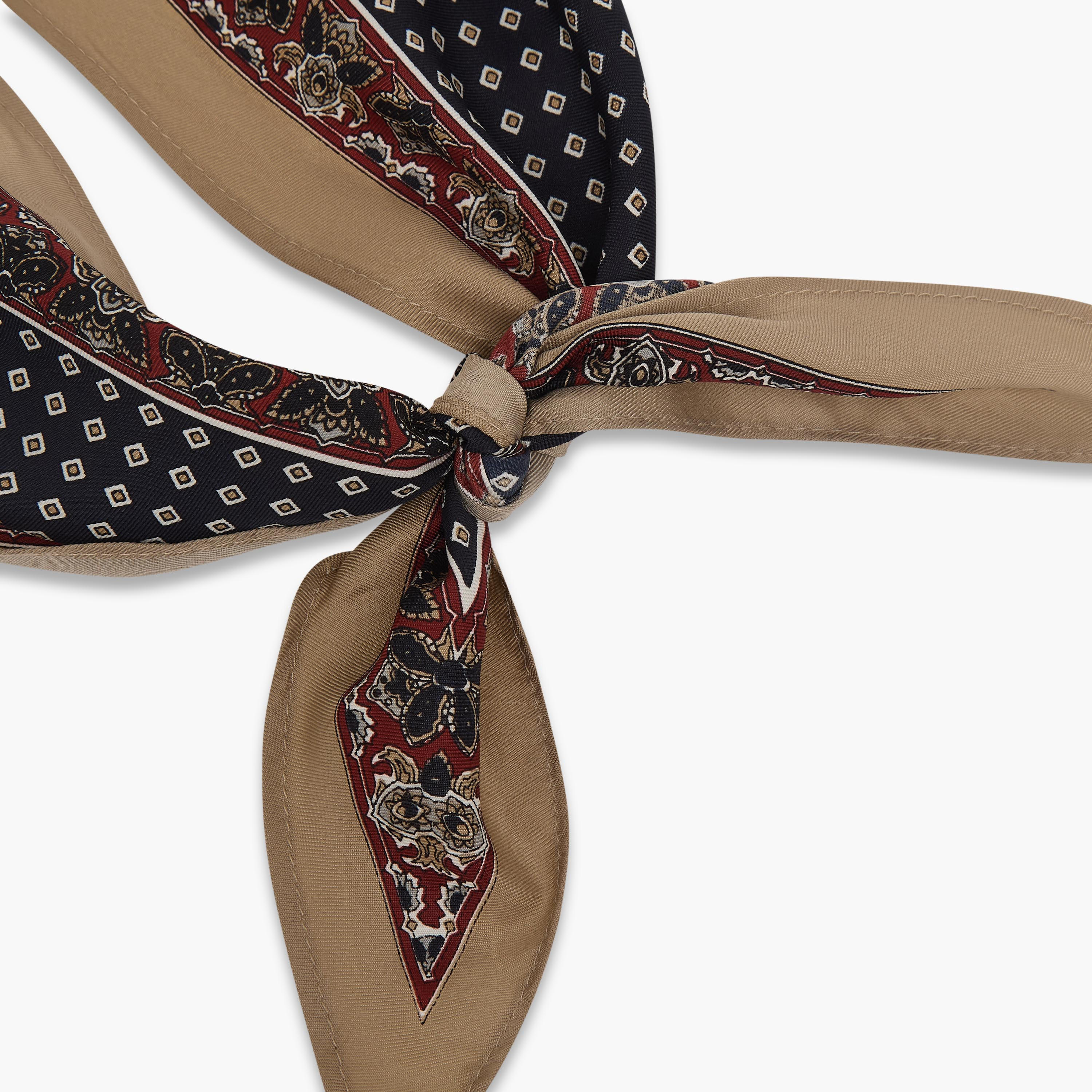 Floral Print Bandana Scarf-women-hairaccessories-bands-image-2