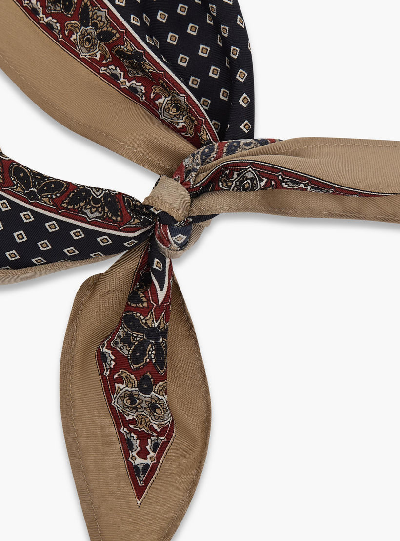Floral Print Bandana Scarf-women-hairaccessories-bands-image-2