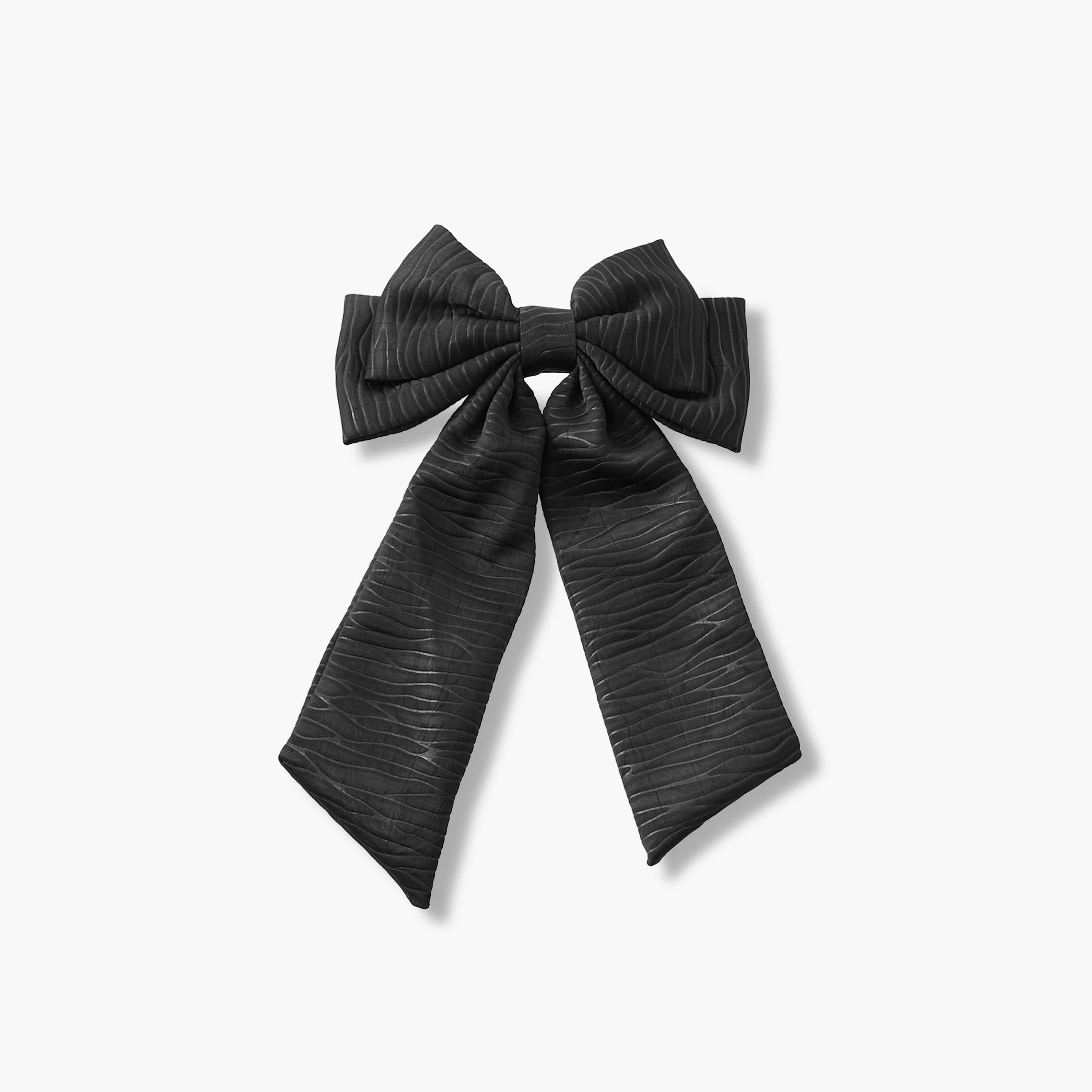 مشبك شعر باريت بفيونكة بتصميم بارز الملمس-women-hairaccessories-clips-image-1