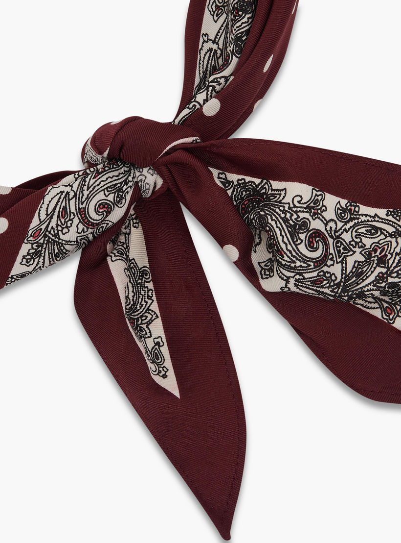Floral Print Bandana Scarf-women-hairaccessories-bands-image-2