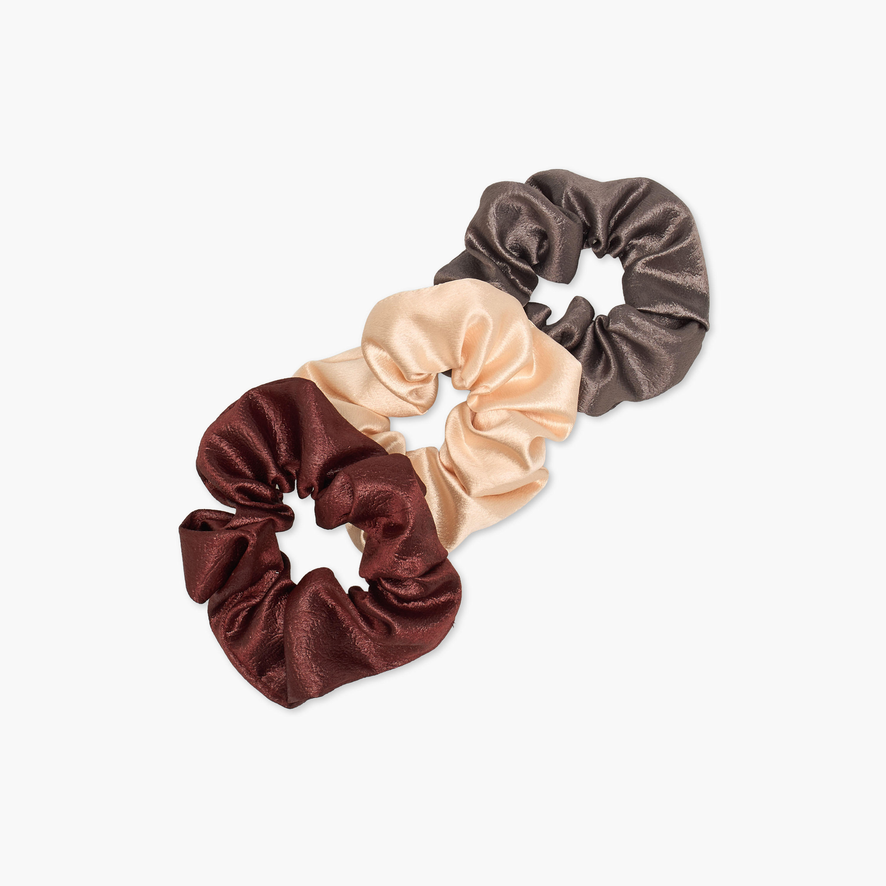 طقم ربطات شعر ستان 3 قطع من جلو-women-hairaccessories-scrunchies-image-3
