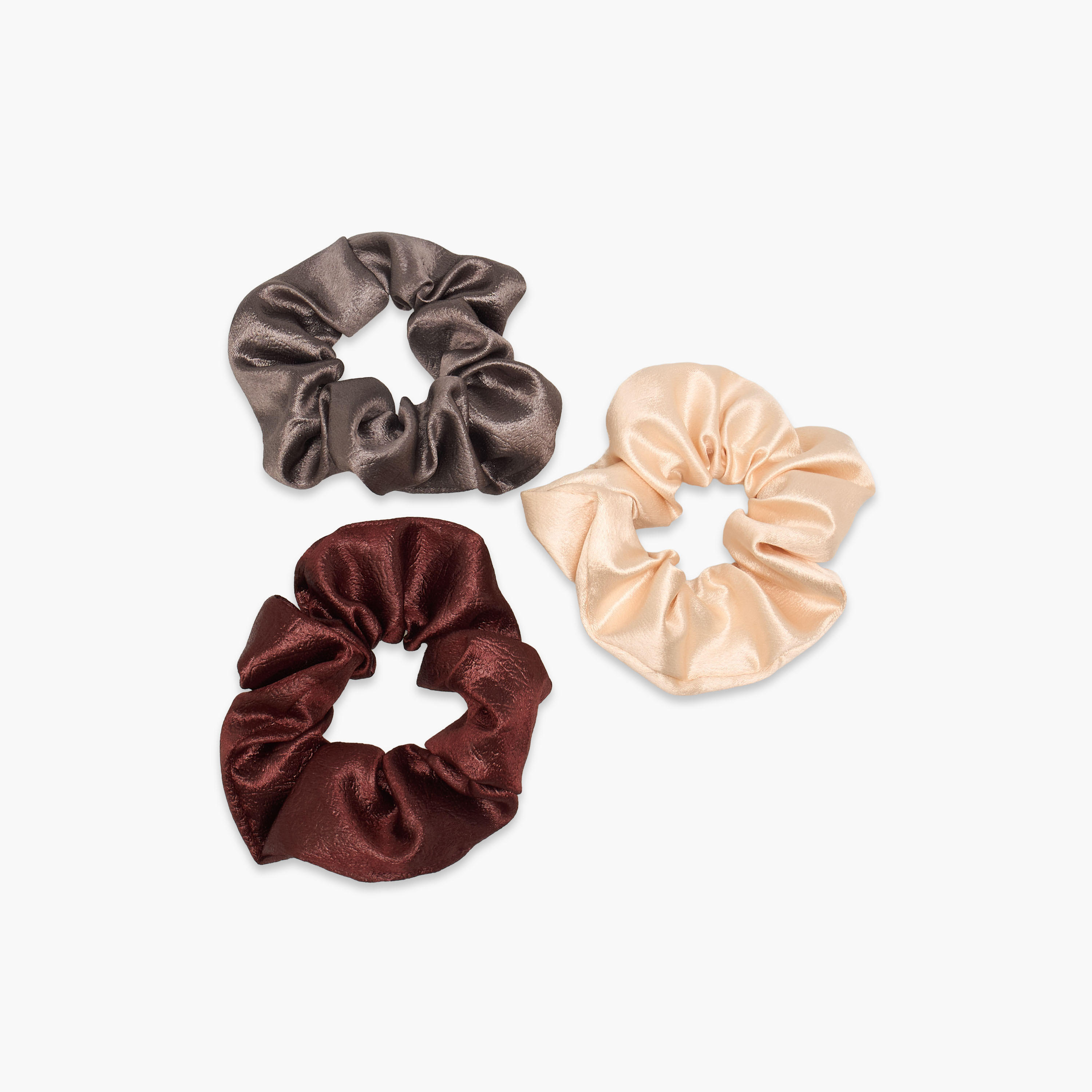 طقم ربطات شعر ستان 3 قطع من جلو-women-hairaccessories-scrunchies-image-4