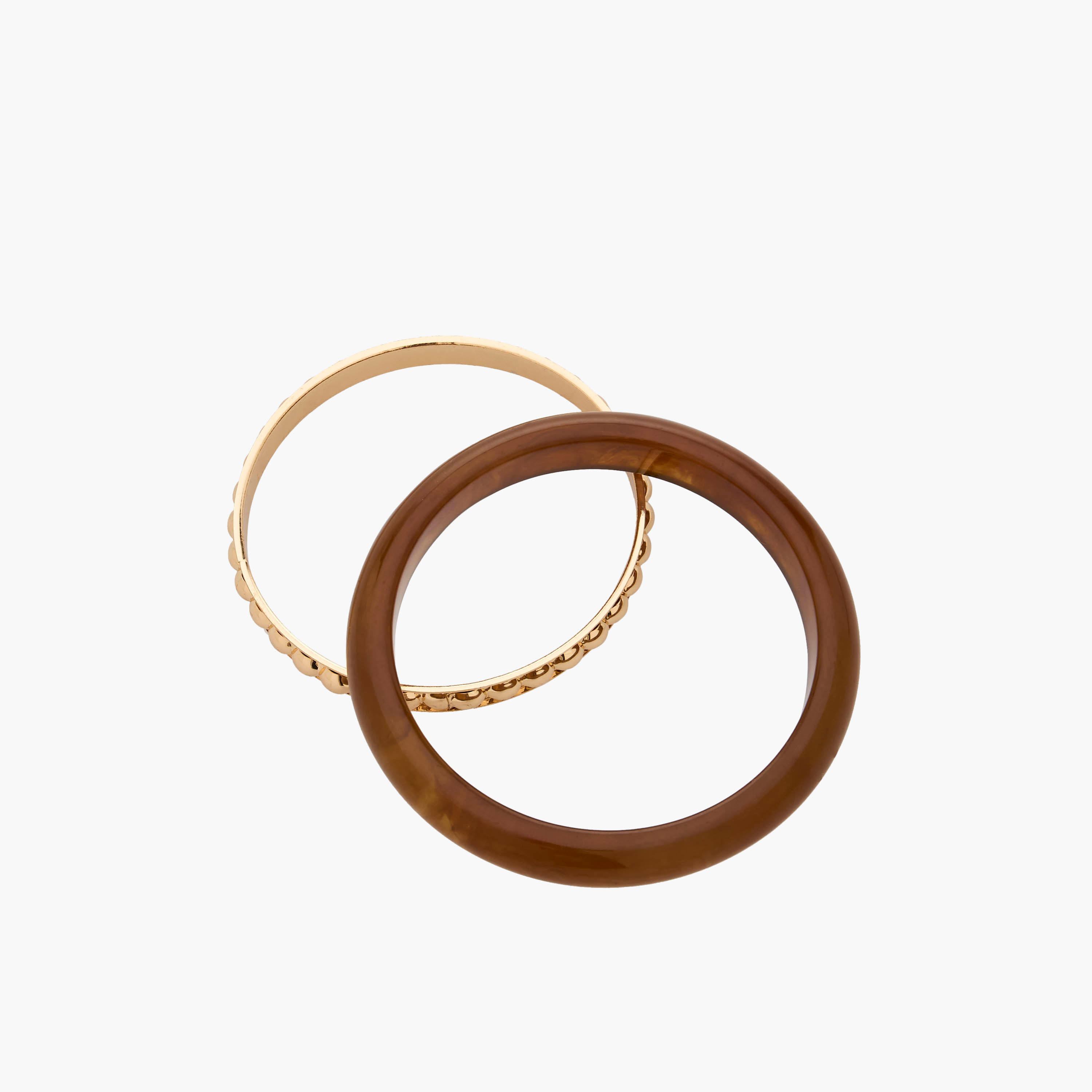 طقم أساور جلو الأنيقة من قطعتين بتصميم عصري-women-watchesandjewellery-jewellery-banglesandbracelets-image-6