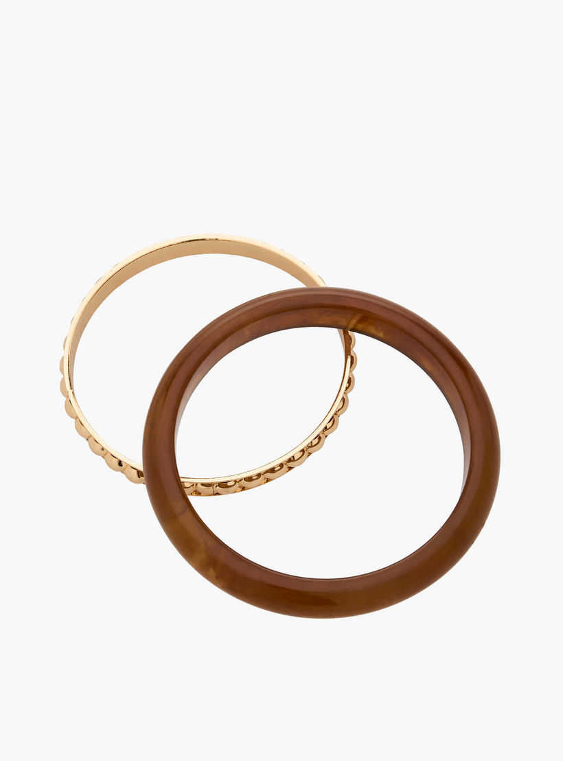 طقم أساور جلو الأنيقة من قطعتين بتصميم عصري-women-watchesandjewellery-jewellery-banglesandbracelets-image-6