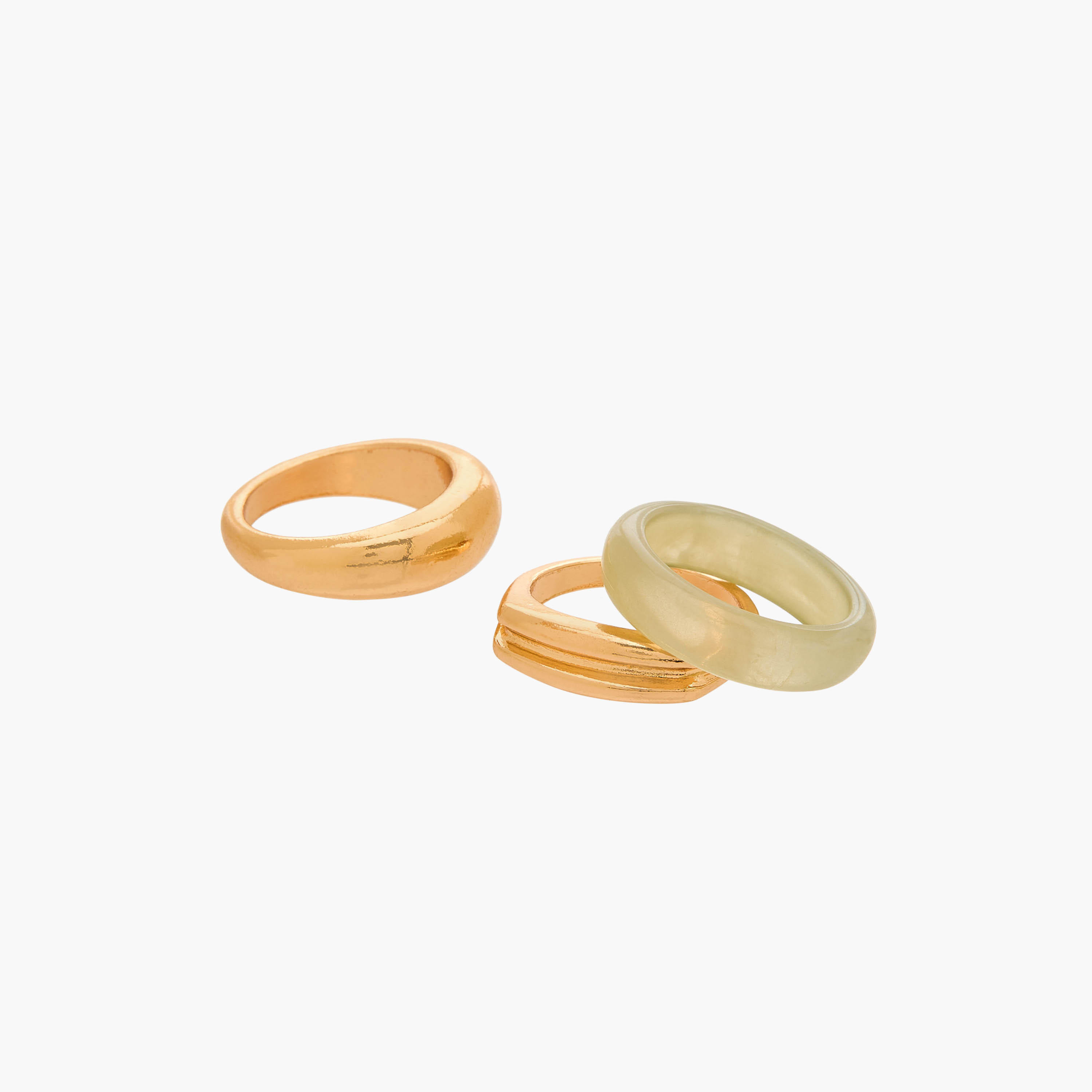 خواتم ميتاليك من جلو - طقم 3 قطع-women-watchesandjewellery-jewellery-rings-image-2