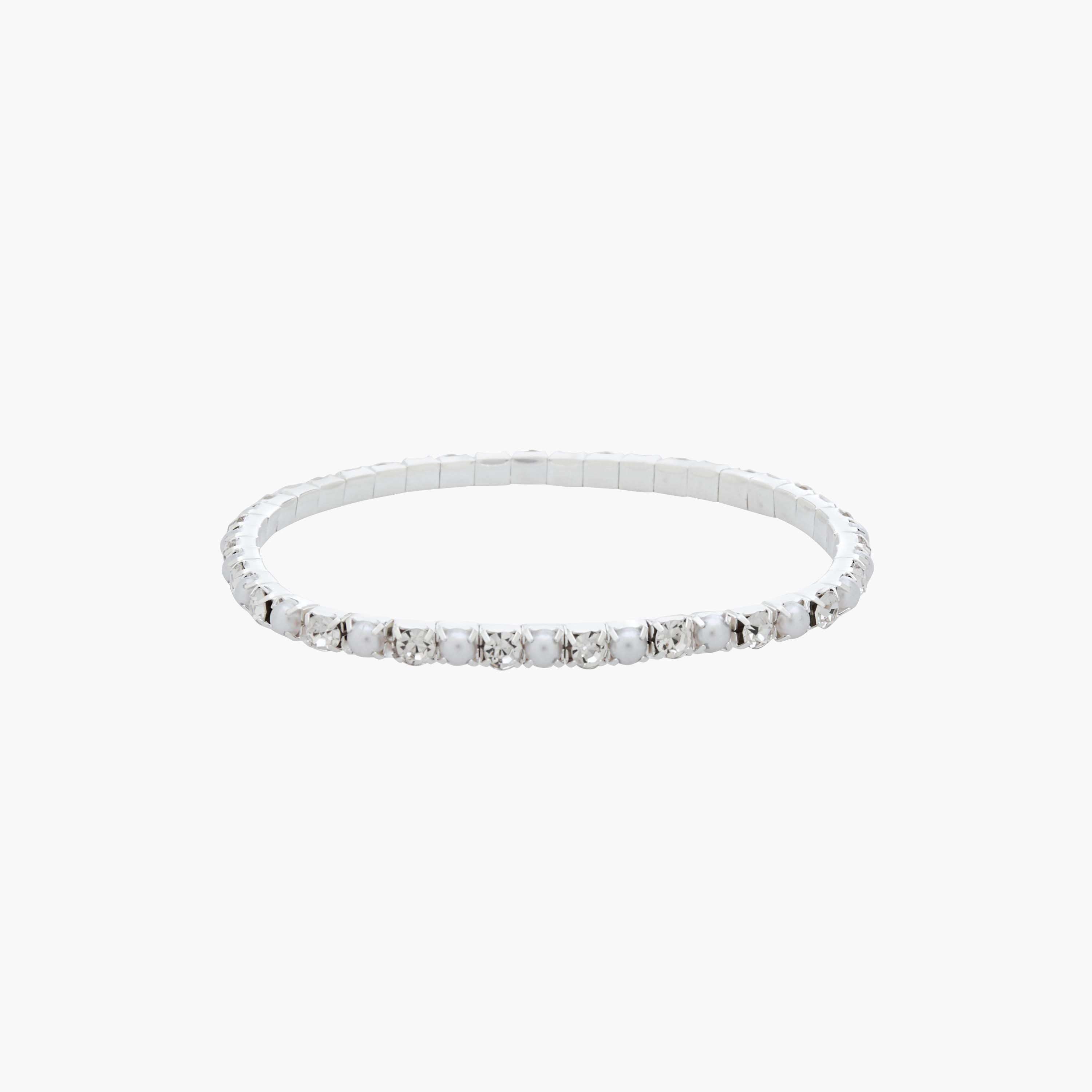 أساور مزينة بلون فضي - عبوة 4 قطع-women-watchesandjewellery-jewellery-banglesandbracelets-image-4