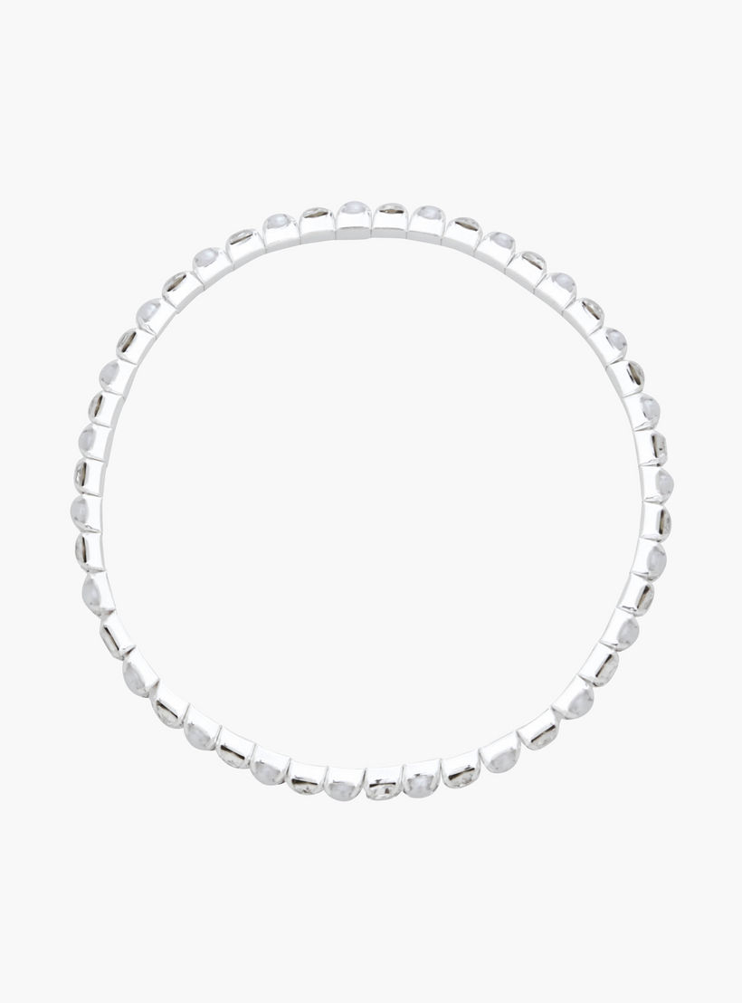 أساور مزينة بلون فضي - عبوة 4 قطع-women-watchesandjewellery-jewellery-banglesandbracelets-image-8