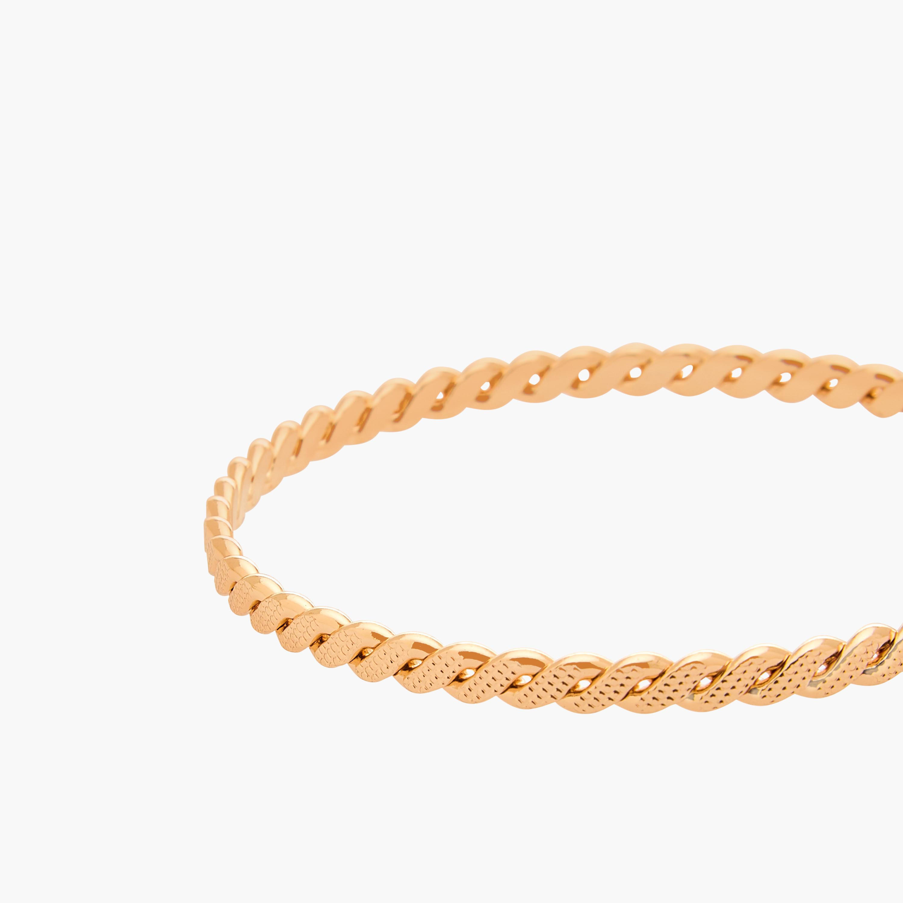 أساور متنوعة بلون ذهبي من جلو - عبوة 6 قطع-women-watchesandjewellery-jewellery-banglesandbracelets-image-10