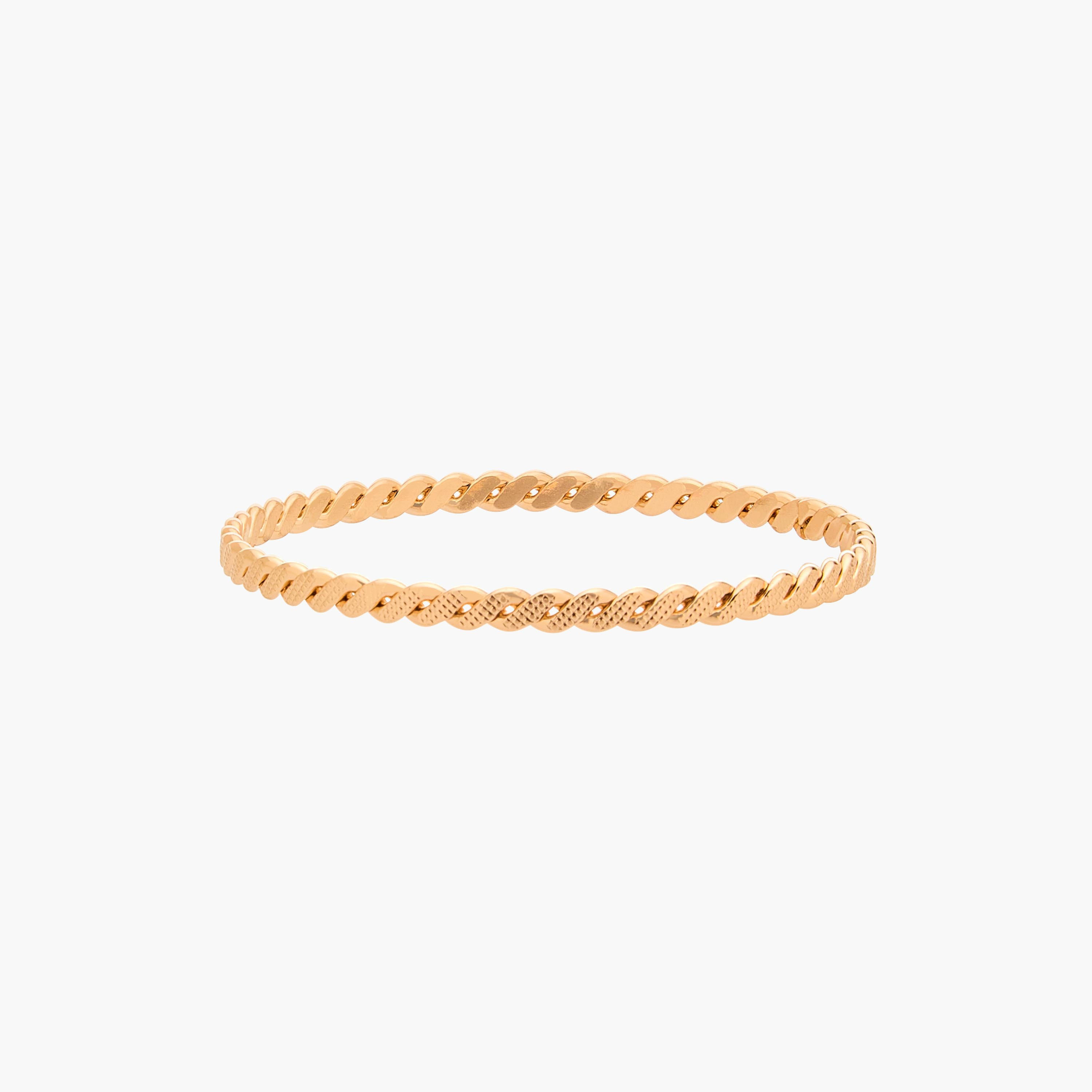 أساور متنوعة بلون ذهبي من جلو - عبوة 6 قطع-women-watchesandjewellery-jewellery-banglesandbracelets-image-2