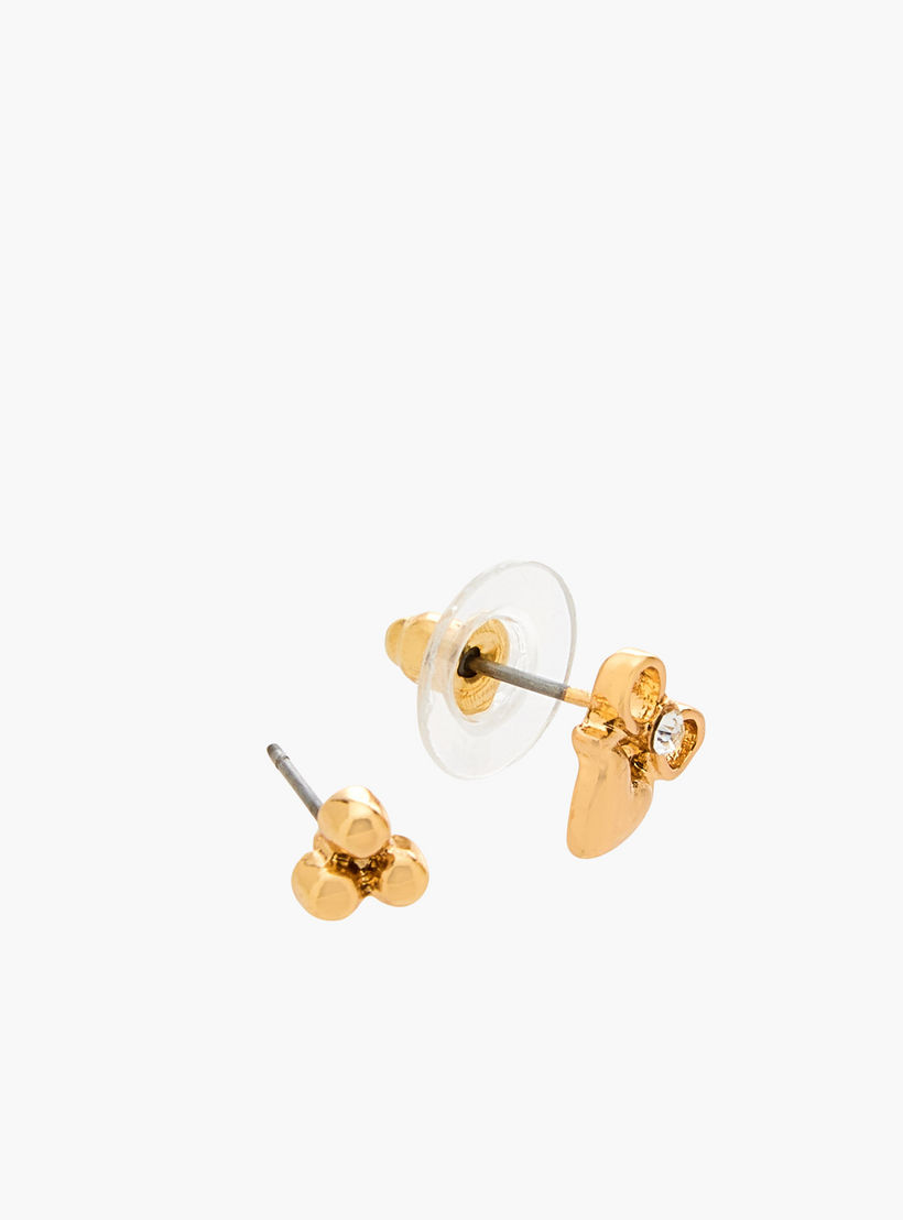 حلقان متنوعة بلون ذهبي بمكبس إغلاق من جلو - طقم 9 أزواج-women-watchesandjewellery-jewellery-earrings-image-4