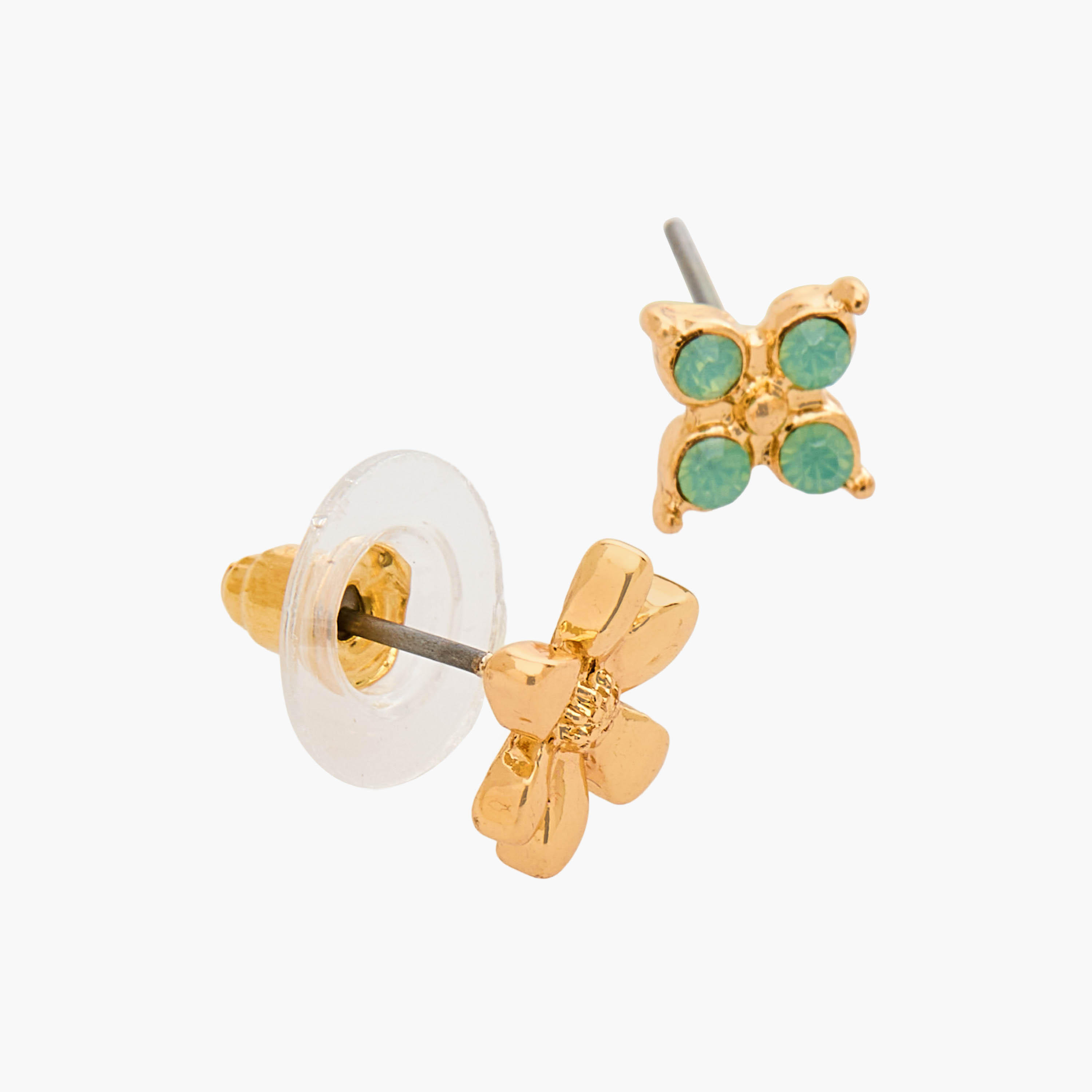 حلقان متنوعة بلون ذهبي ومكبس إغلاق خلفي من جلوو - طقم من 9-women-watchesandjewellery-jewellery-earrings-image-4