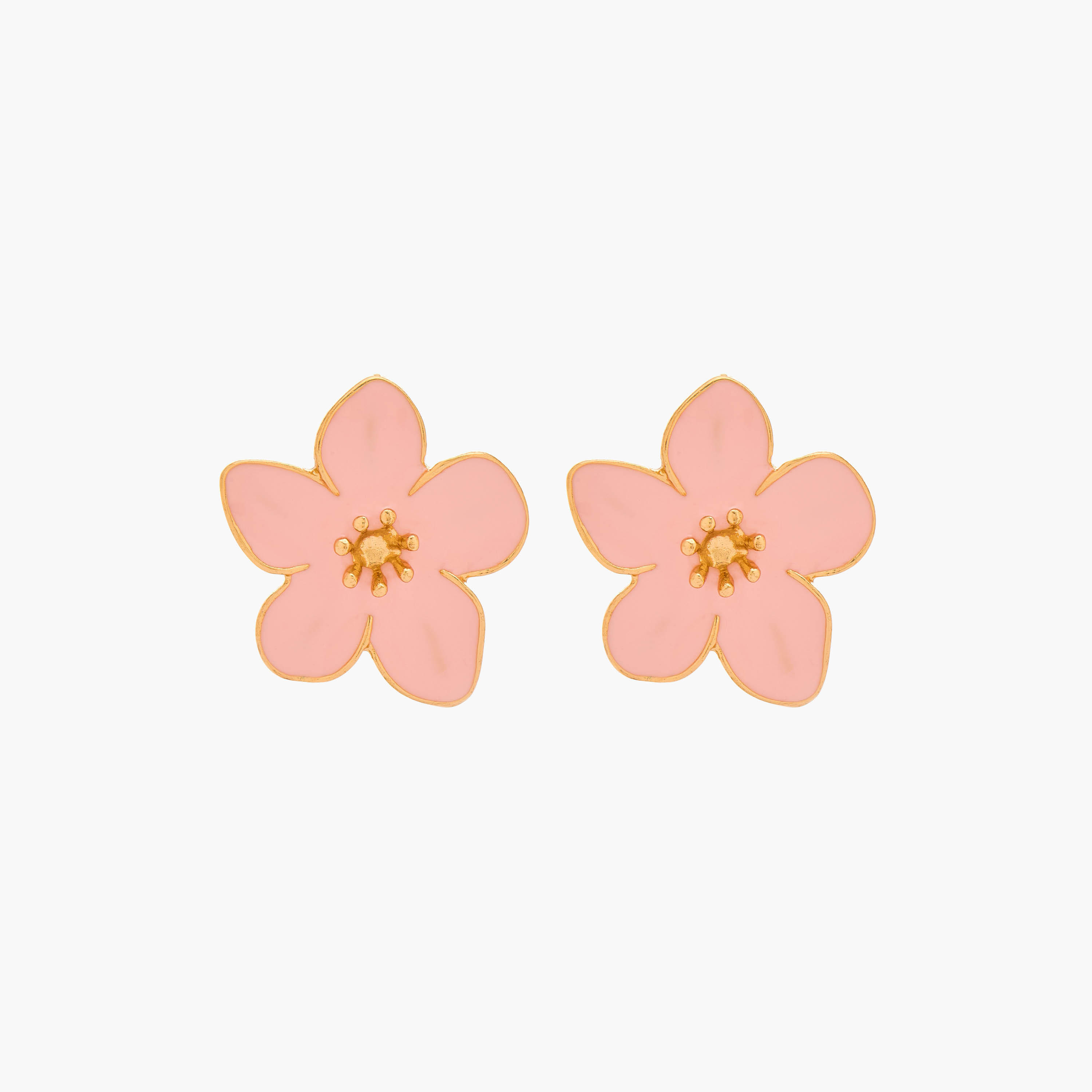 حلقان مرصعة بتصميم زهور وتشطيب ذهبي ومكبس إغلاق من جلو-women-watchesandjewellery-jewellery-earrings-image-1