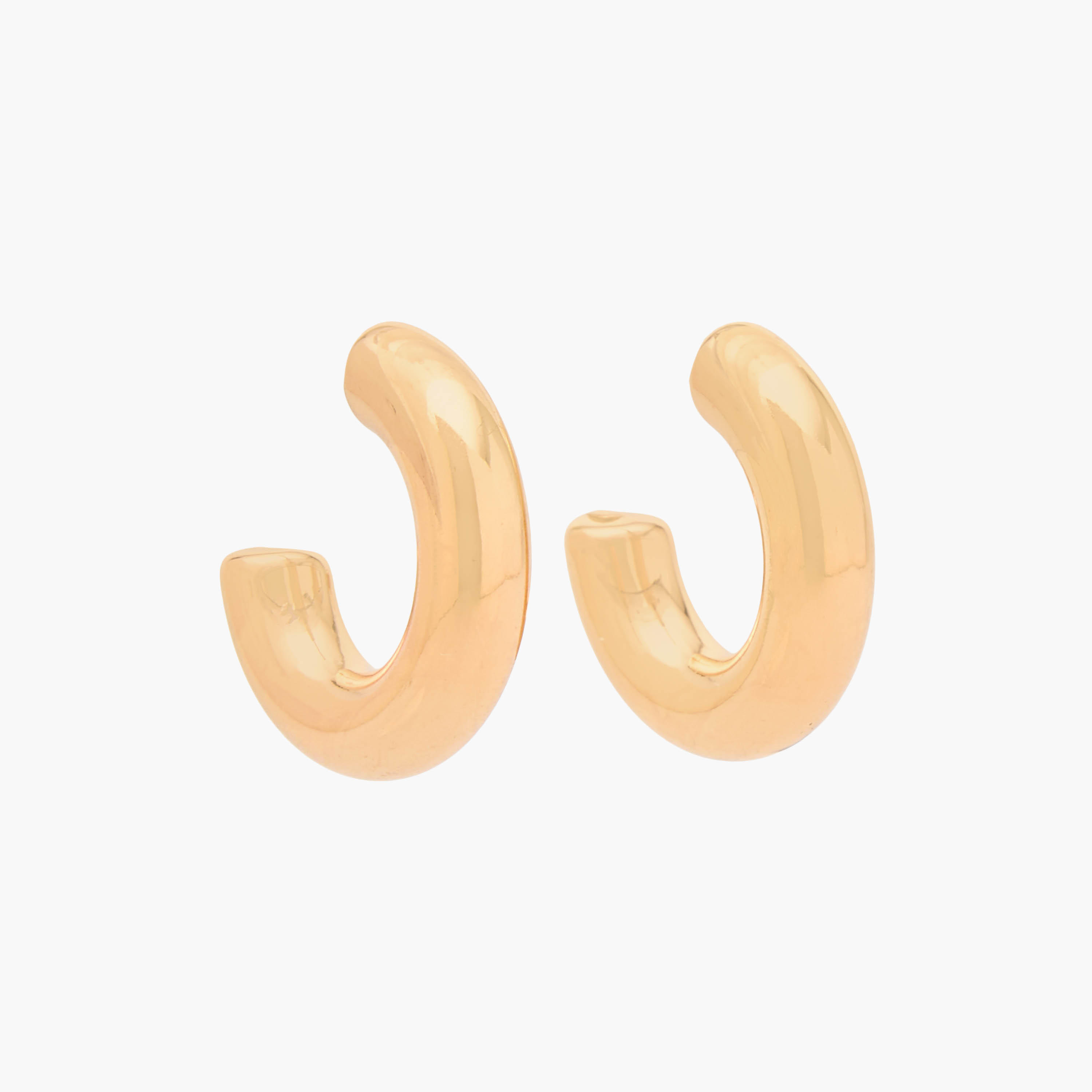 طقم حلقان متنوع بلون ذهبي ومكبس إغلاق خلفي زوجين من جلو-women-watchesandjewellery-jewellery-earrings-image-2