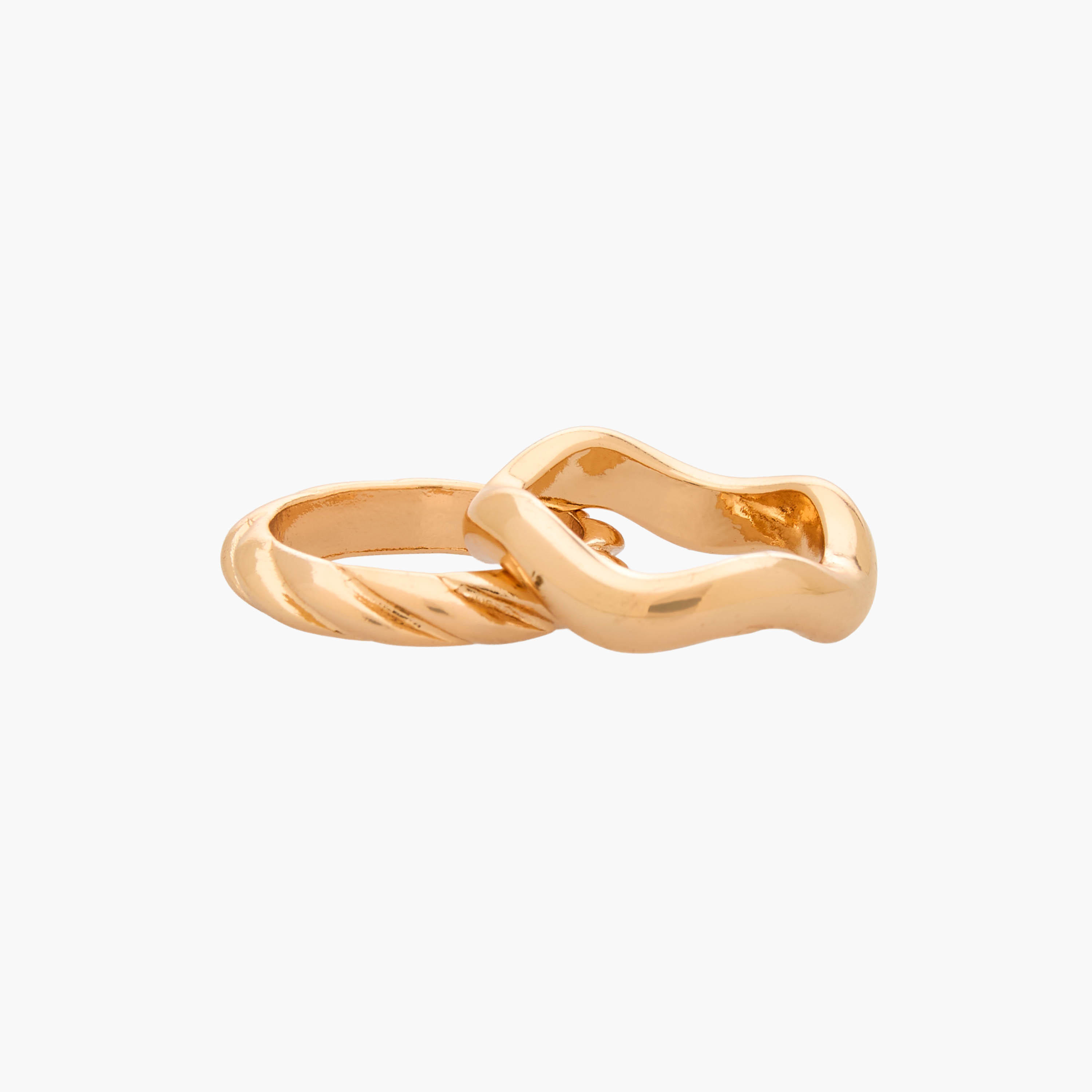 خواتم متنوعة بلون ذهبي من جلو - طقم 4 خواتم-women-watchesandjewellery-jewellery-rings-image-3
