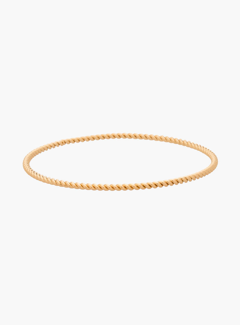 أساور بنقشة بارزة بلون ذهبي من جلو - طقم من 5 أساور-women-watchesandjewellery-jewellery-banglesandbracelets-image-5