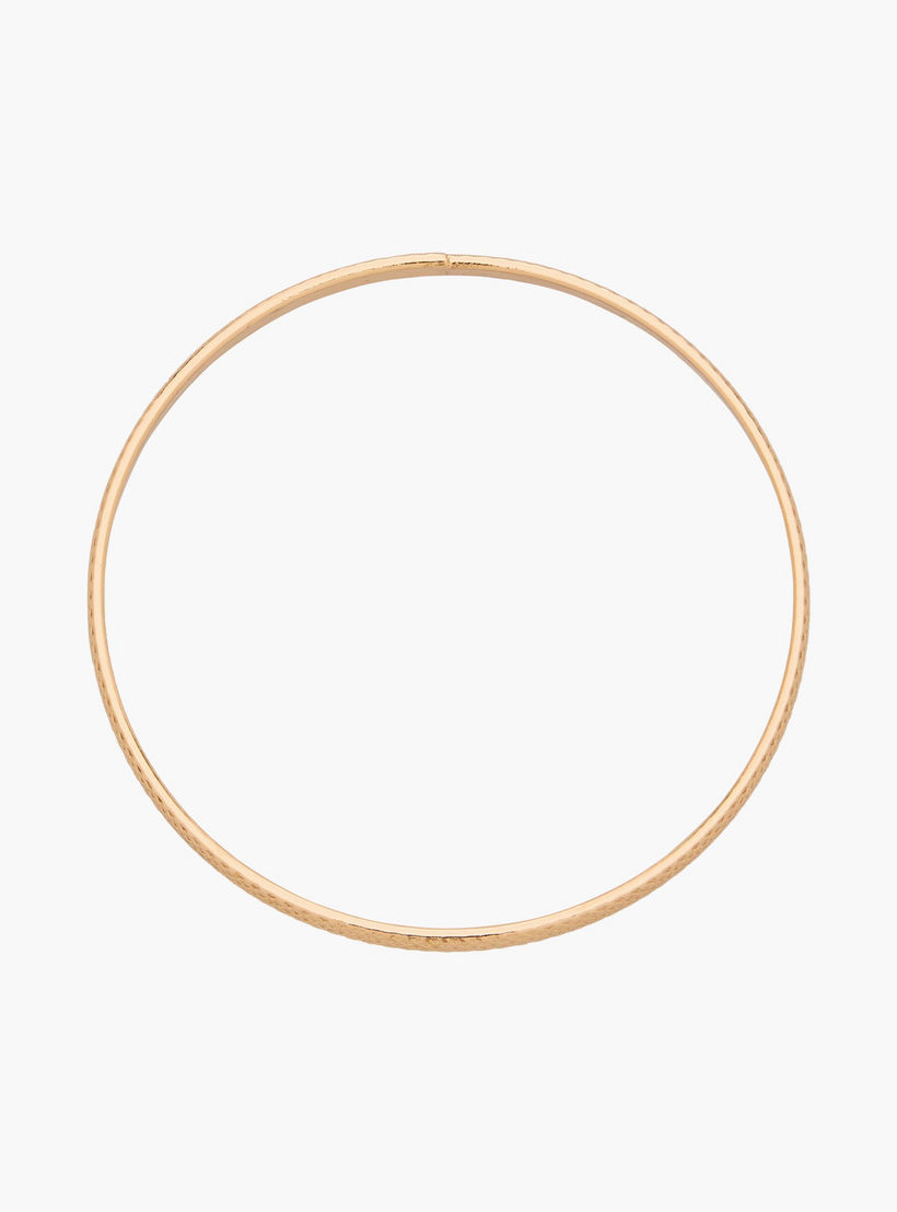 أساور بنقشة بارزة بلون ذهبي من جلو - طقم من 5 أساور-women-watchesandjewellery-jewellery-banglesandbracelets-image-7