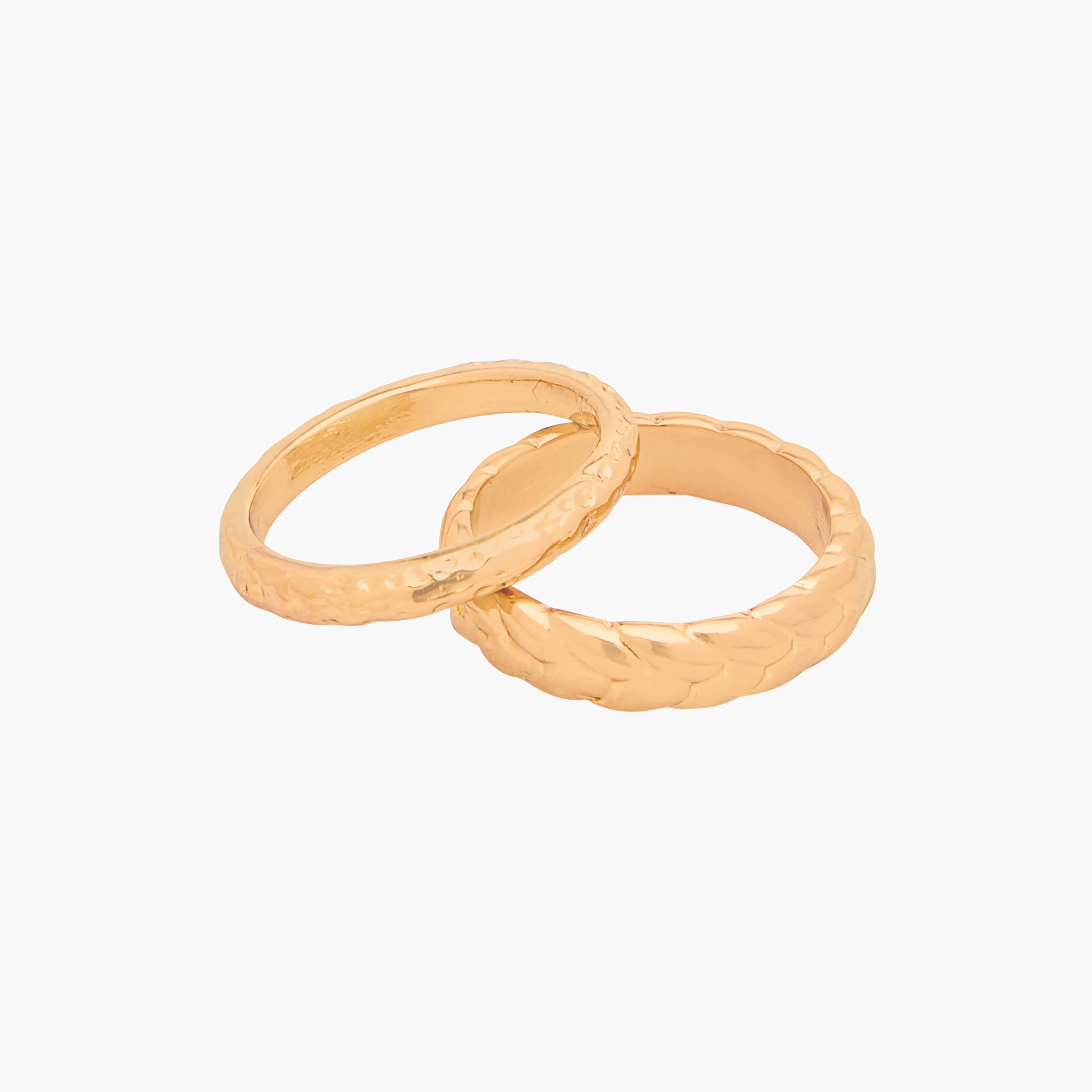 طقم خواتم جلو معدنية بتصميم عصري جذاب عدد 5-women-watchesandjewellery-jewellery-rings-image-3