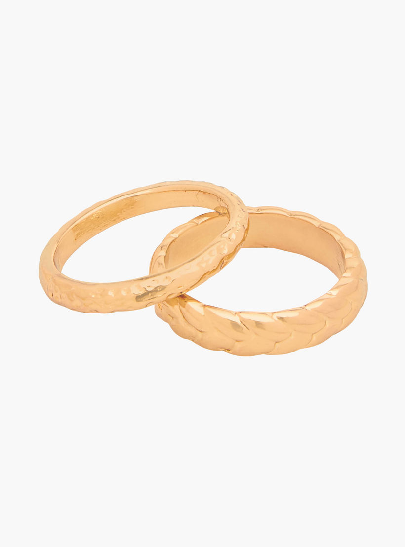 طقم خواتم جلو معدنية بتصميم عصري جذاب عدد 5-women-watchesandjewellery-jewellery-rings-image-3