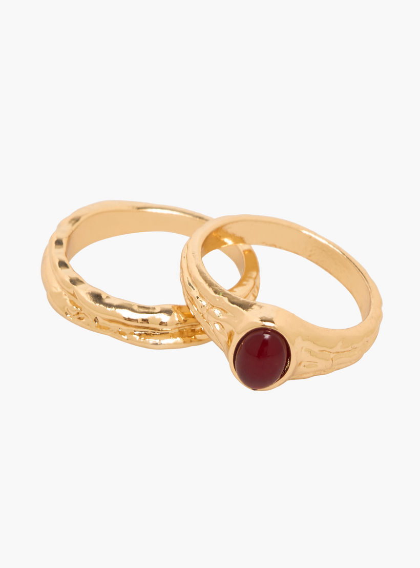 خواتم متنوعة بلون ذهبي من جلو - طقم من 5 قطع-women-watchesandjewellery-jewellery-rings-image-3