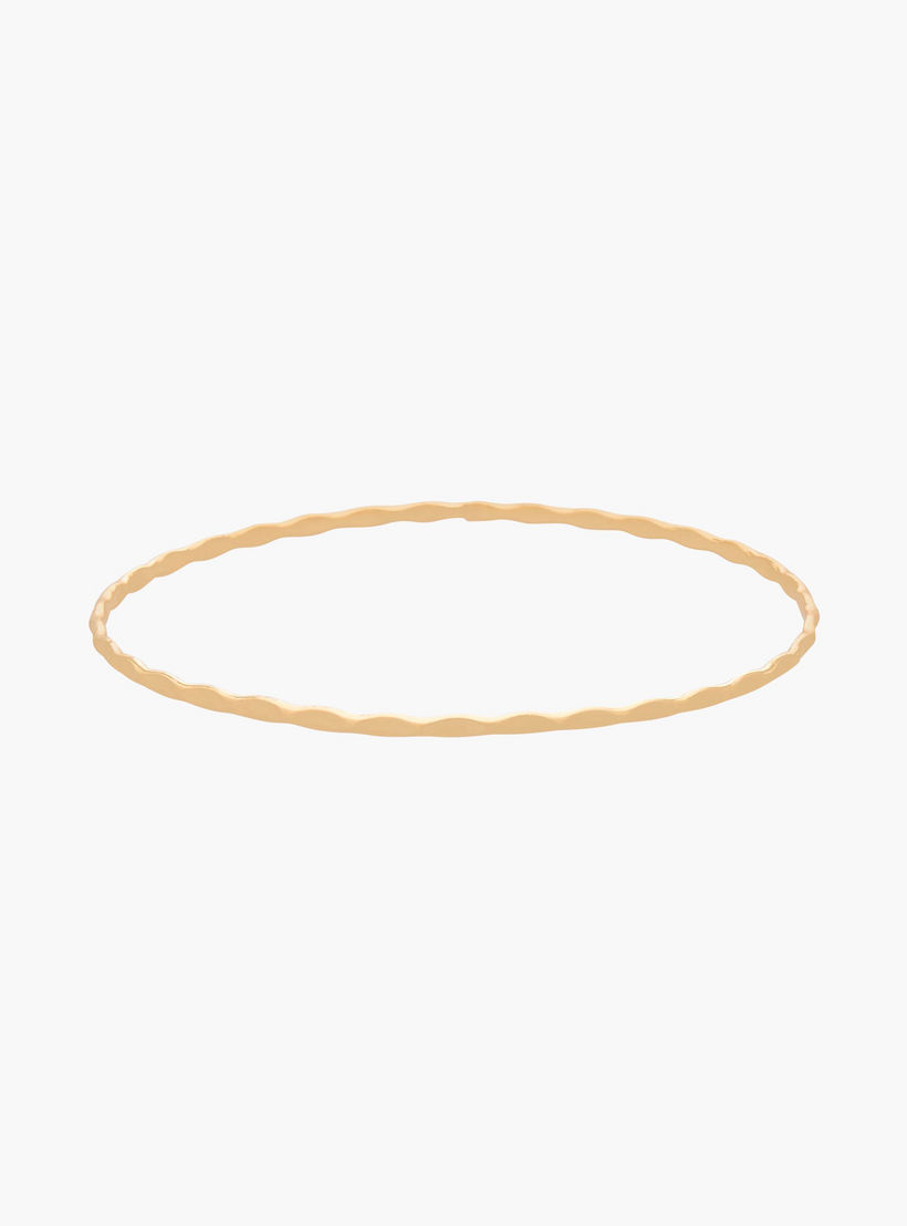 أساور بارزة الملمس بلون ذهبي - عبوة 7 قطع-women-watchesandjewellery-jewellery-banglesandbracelets-image-2