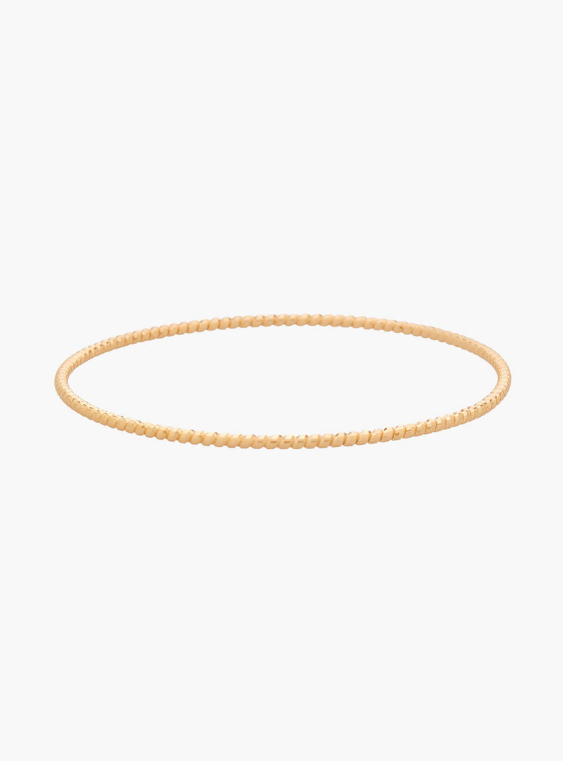 أساور بارزة الملمس بلون ذهبي - عبوة 7 قطع-women-watchesandjewellery-jewellery-banglesandbracelets-image-6