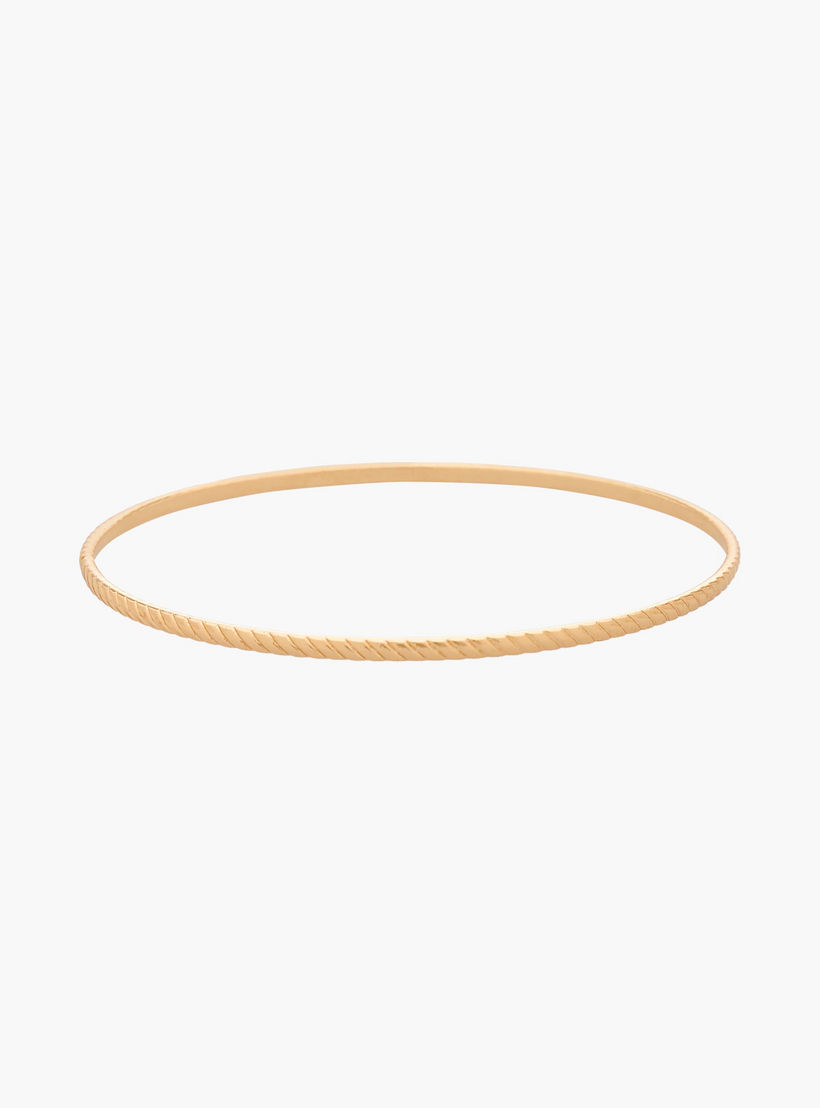 أساور بارزة الملمس بلون ذهبي - عبوة 7 قطع-women-watchesandjewellery-jewellery-banglesandbracelets-image-8