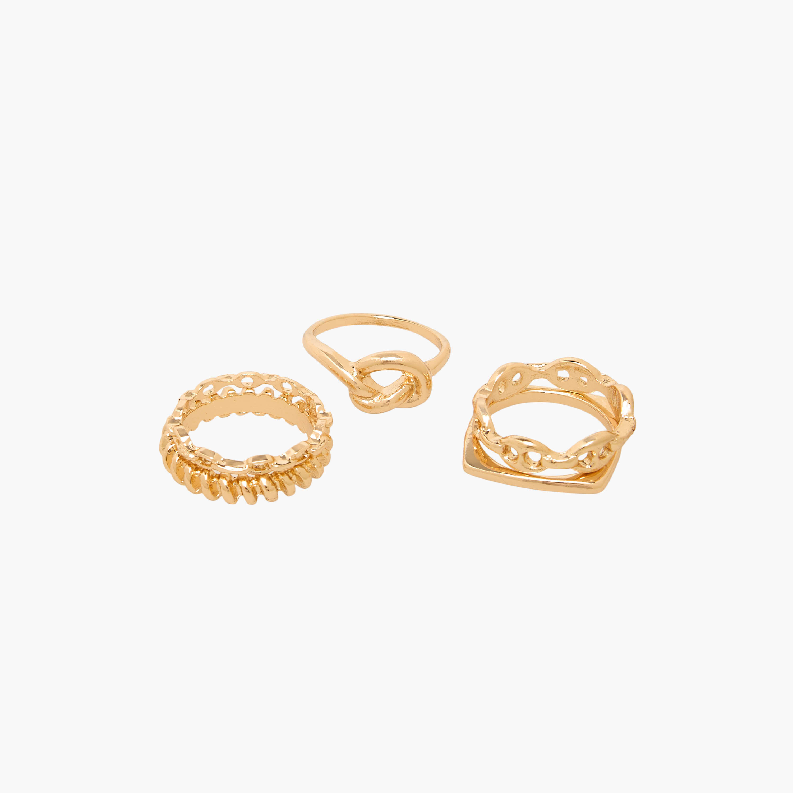 خواتم متنوعة بلون ذهبي من جلو - طقم من 8 قطع-women-watchesandjewellery-jewellery-rings-image-2