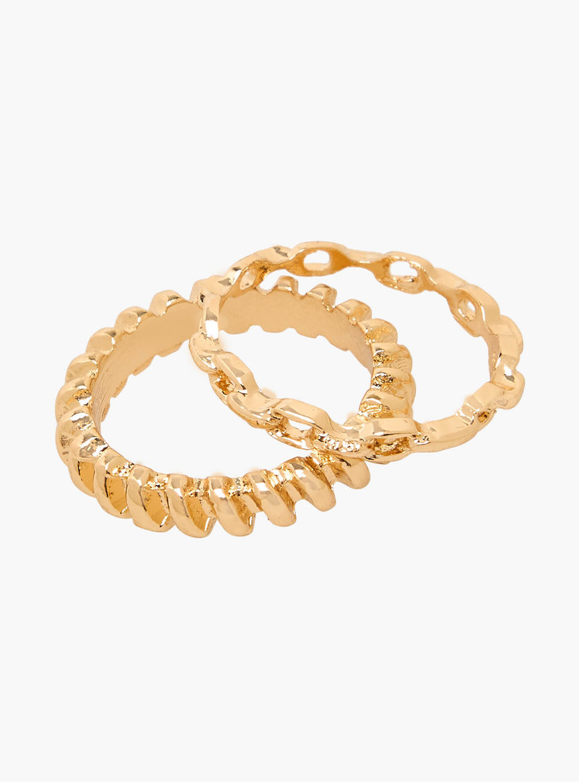 خواتم متنوعة بلون ذهبي من جلو - طقم من 8 قطع-women-watchesandjewellery-jewellery-rings-image-3