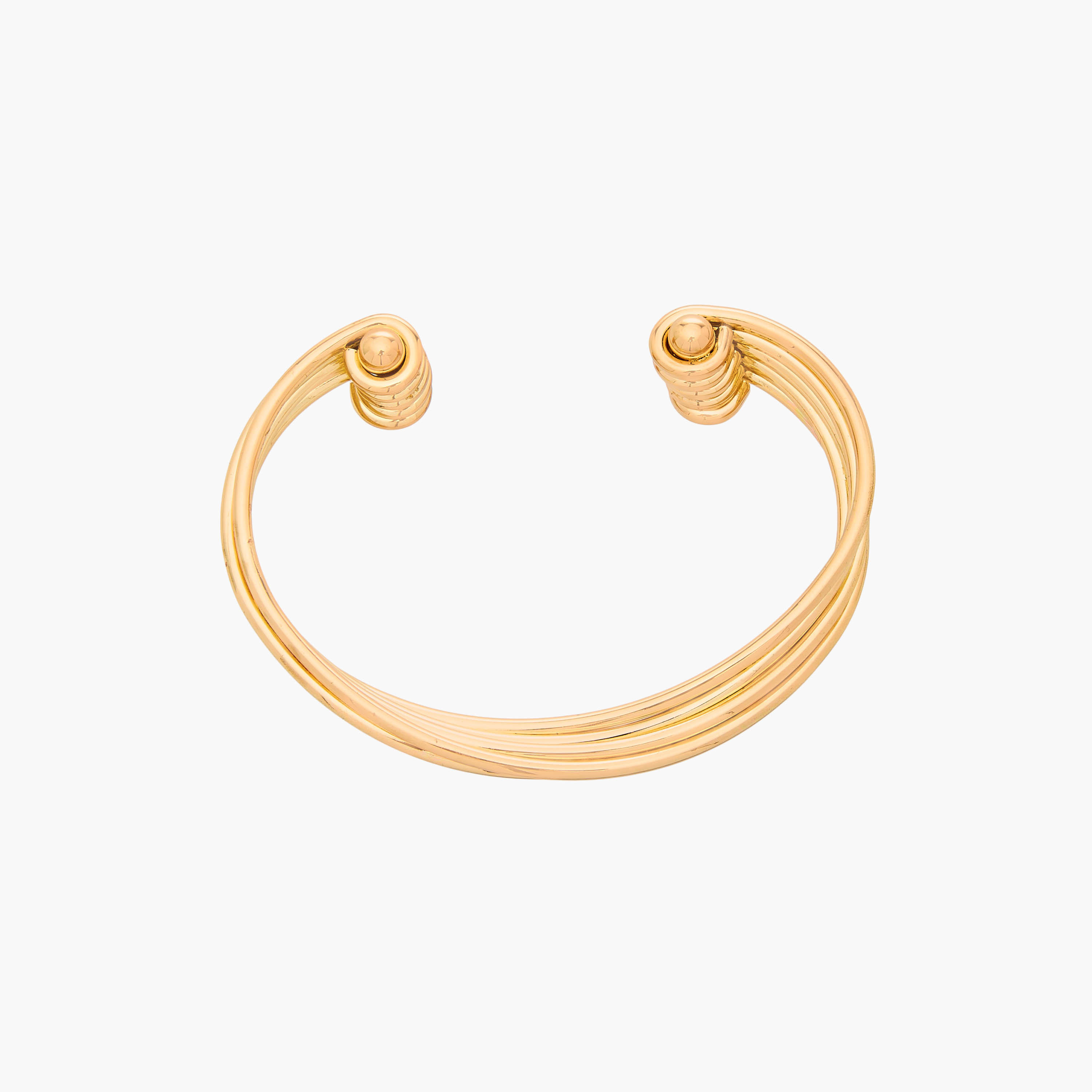 سوار ملتوي بلون ذهبي-women-watchesandjewellery-jewellery-banglesandbracelets-image-2
