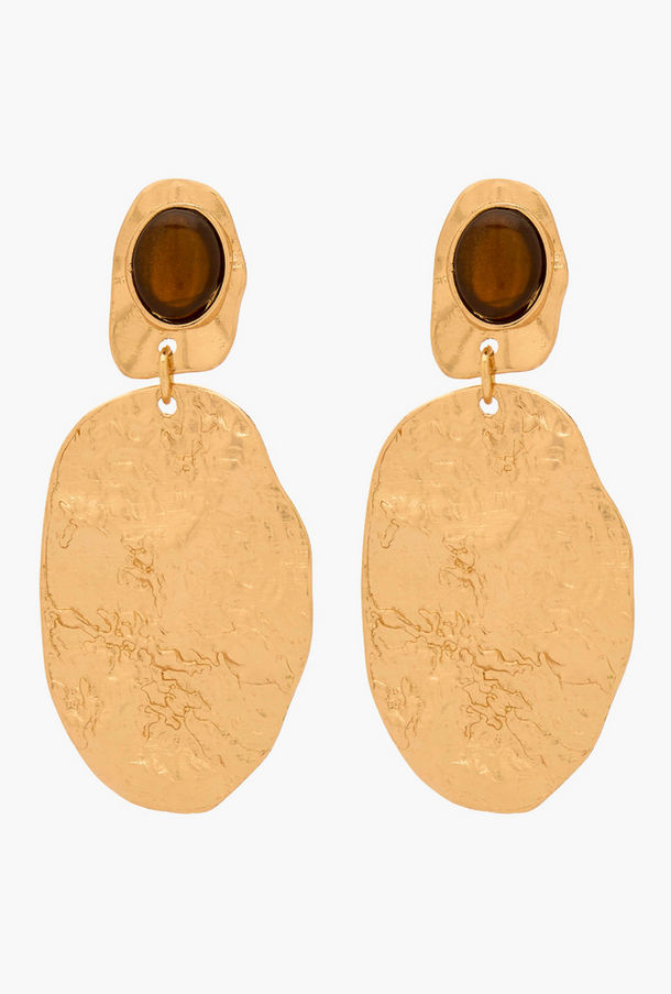 حلق راتنج متدلي بمكبس إغلاق خلفي-women-watchesandjewellery-jewellery-earrings-image-1