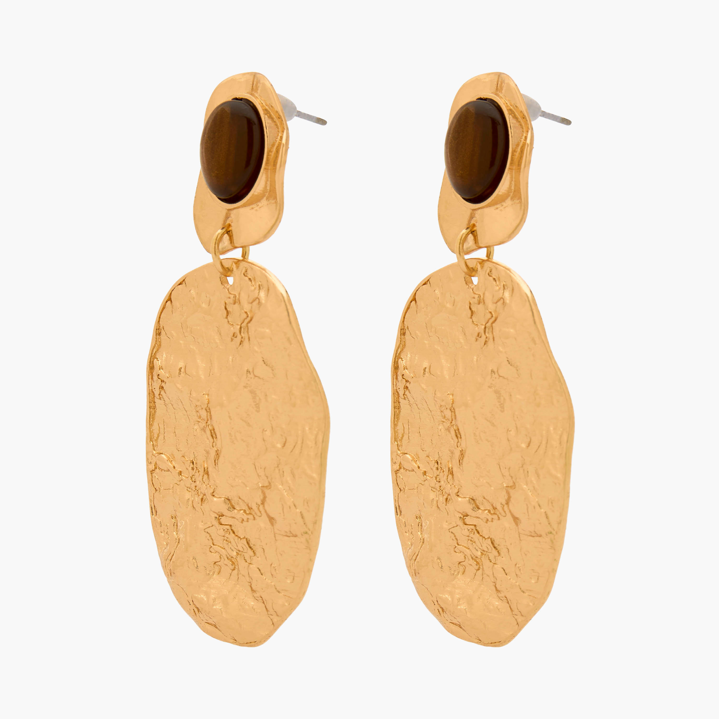 حلق راتنج متدلي بمكبس إغلاق خلفي-women-watchesandjewellery-jewellery-earrings-image-2