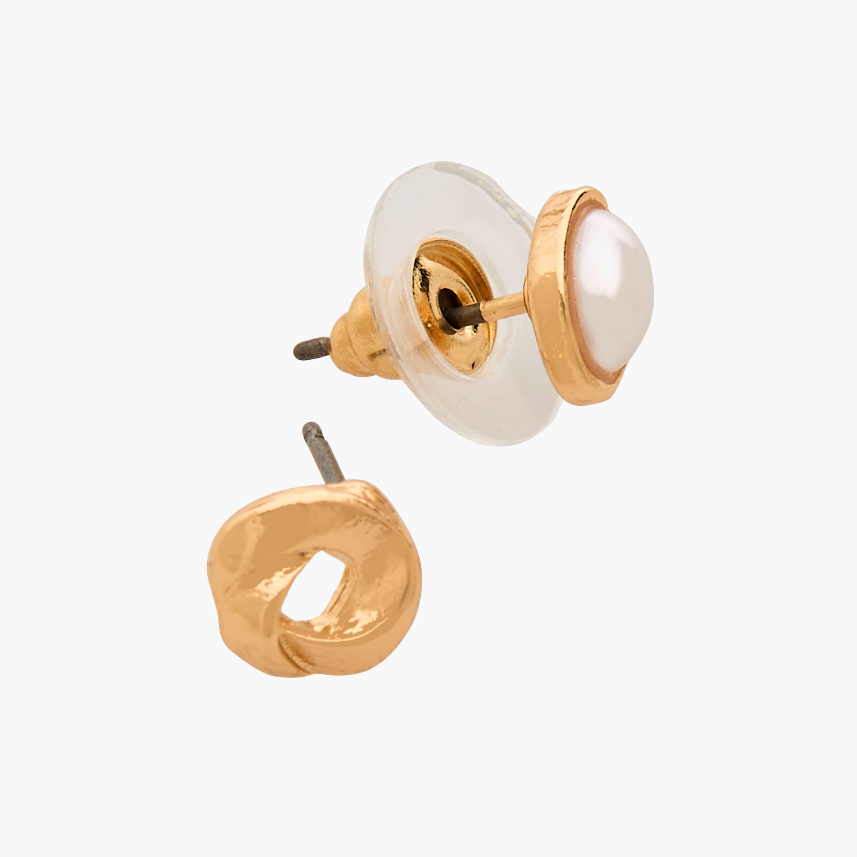 حلقان ستود لؤلؤي مع إغلاق كبس - طقم 20 زوج-women-watchesandjewellery-jewellery-earrings-image-4