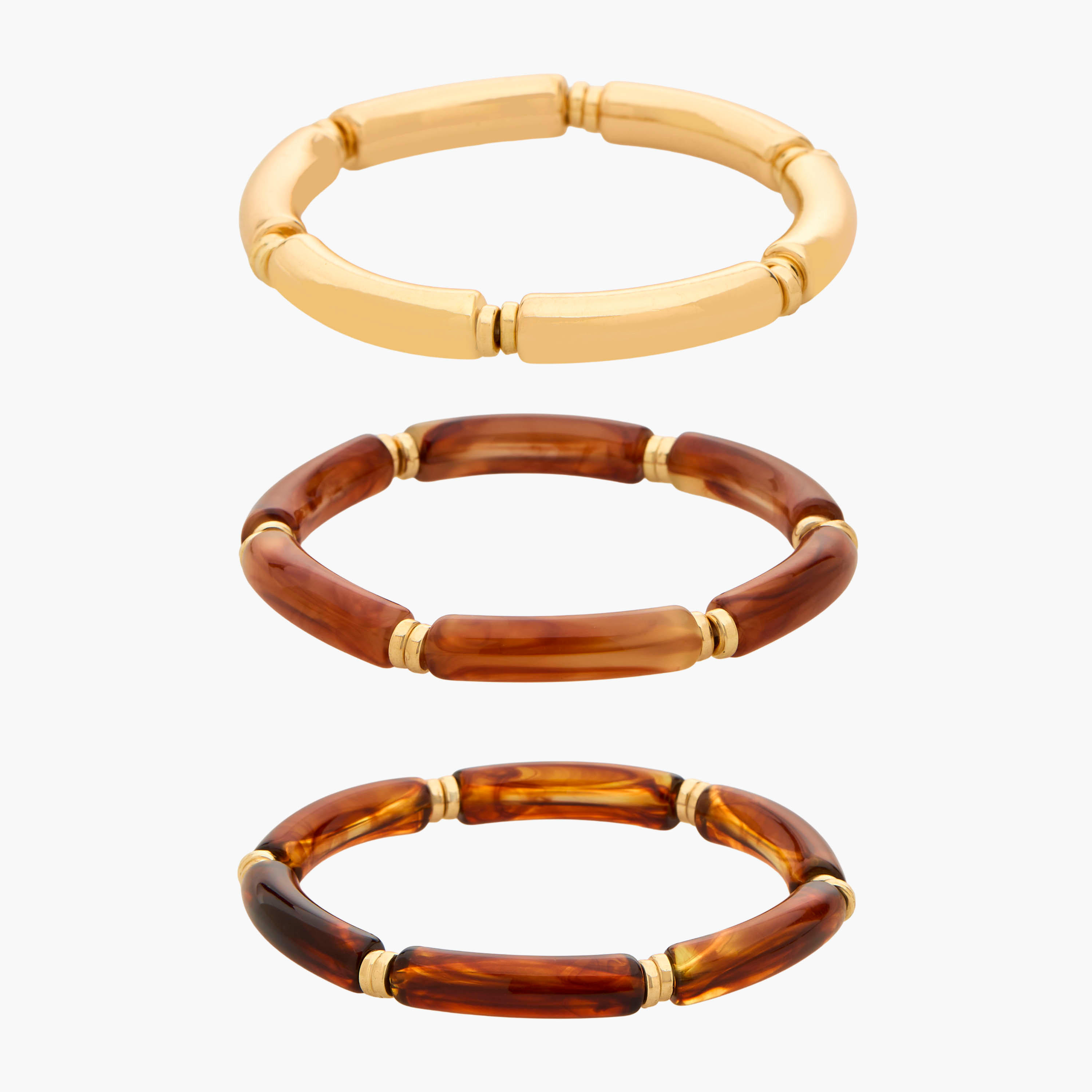 طقم أساور راتنج مطاطية من 3 قطع-women-watchesandjewellery-jewellery-banglesandbracelets-image-1