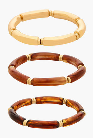 طقم أساور راتنج مطاطية من 3 قطع-women-watchesandjewellery-jewellery-banglesandbracelets-image-1