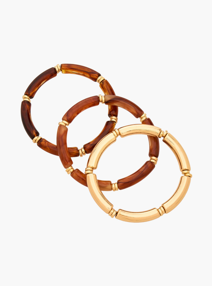 طقم أساور راتنج مطاطية من 3 قطع-women-watchesandjewellery-jewellery-banglesandbracelets-image-9